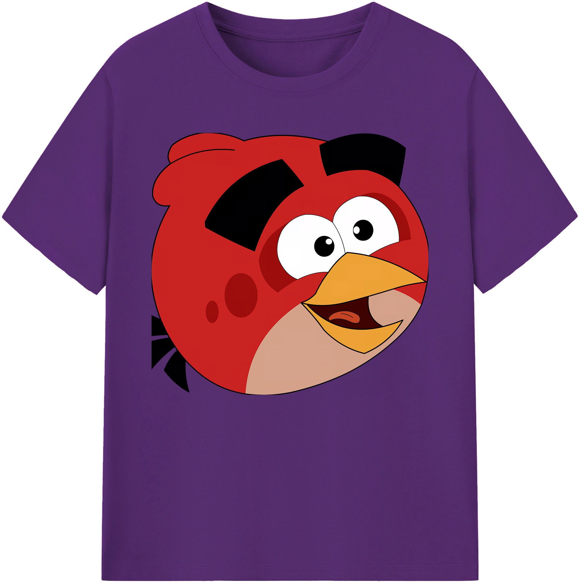 （画像用） Angry Birds アングリーバード 綿100％ メンズ半袖Tシャツ｜肌触りやわらか＆通気性