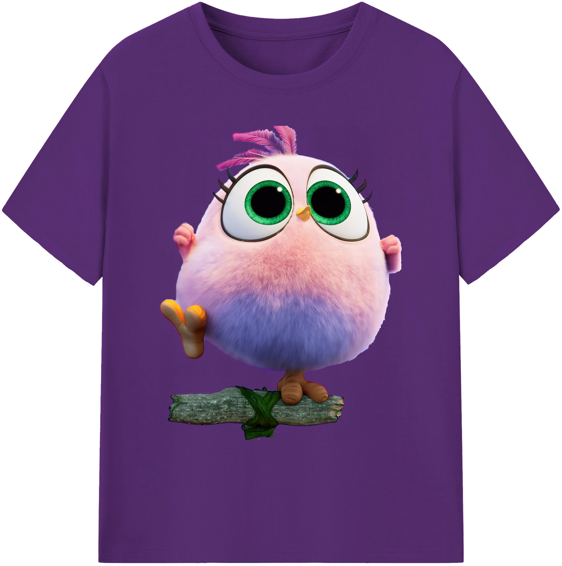 （画像用） Angry Birds アングリーバード 綿100％ メンズ半袖Tシャツ｜肌触りやわらか＆通気性