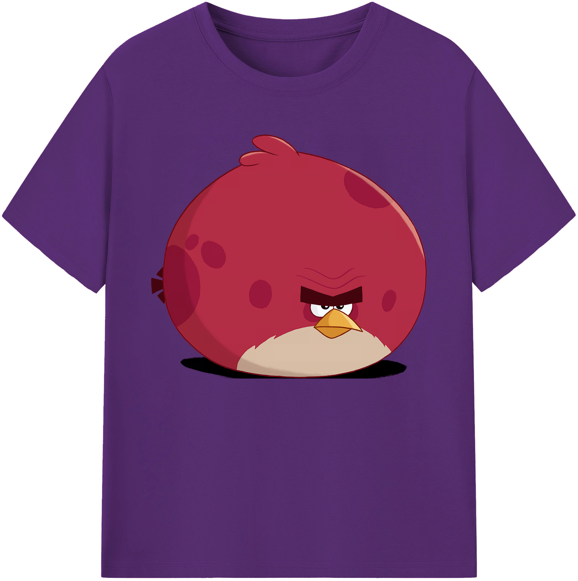 （画像用） Angry Birds アングリーバード 綿100％ メンズ半袖Tシャツ｜肌触りやわらか＆通気性