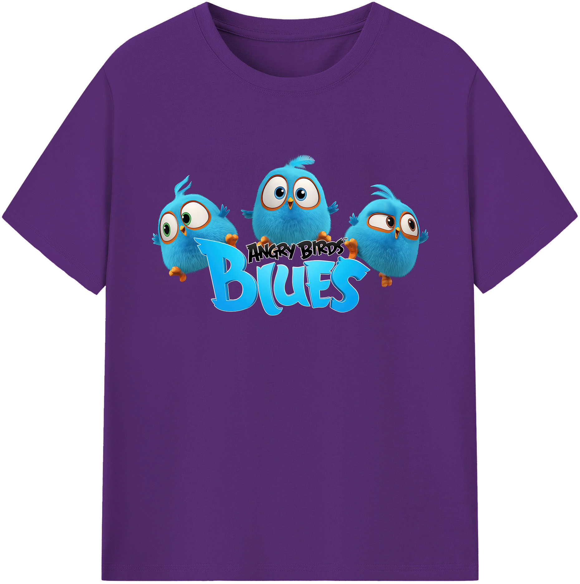 （画像用） Angry Birds アングリーバード 綿100％ メンズ半袖Tシャツ｜肌触りやわらか＆通気性