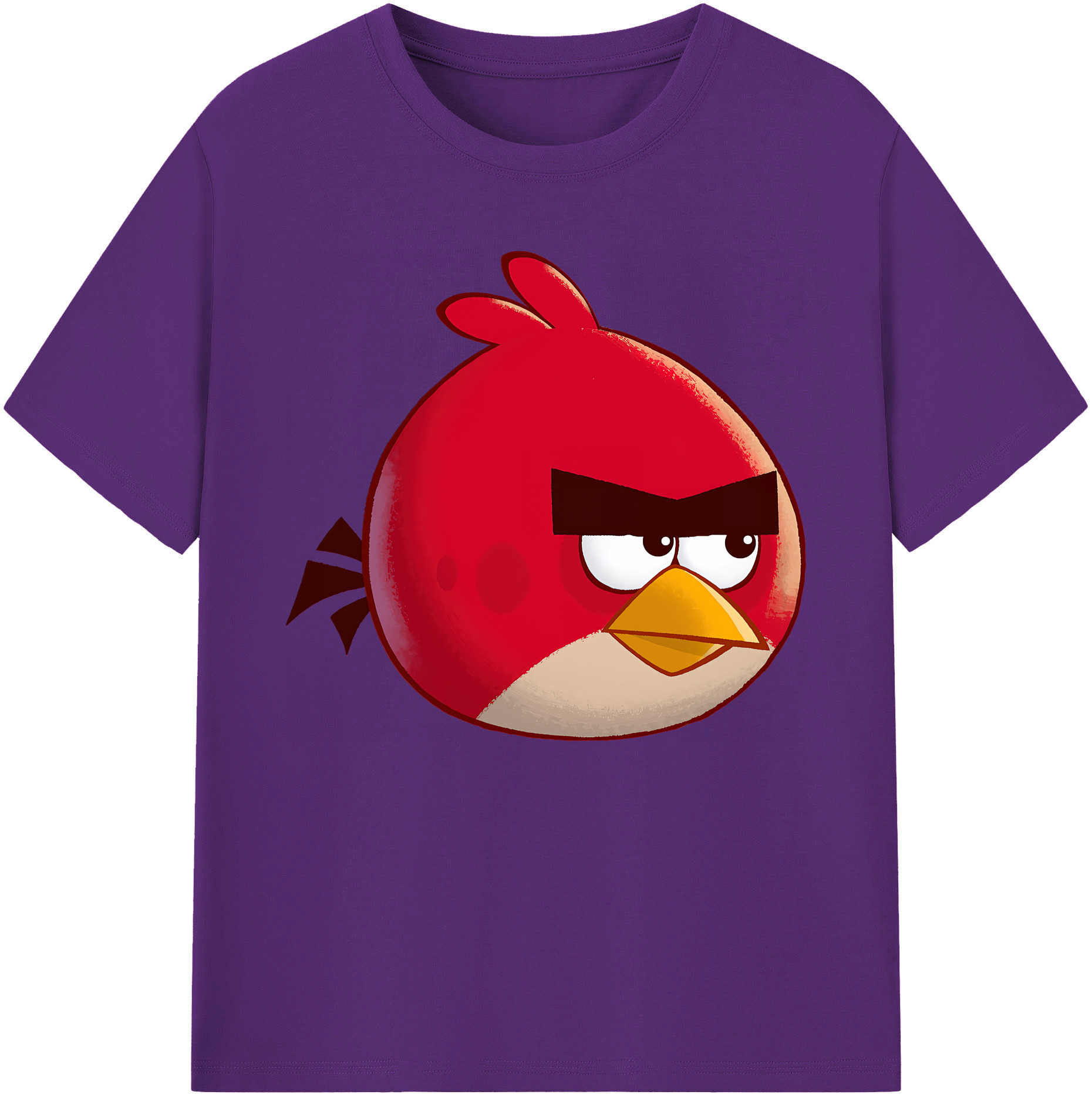 （画像用） Angry Birds アングリーバード 綿100％ メンズ半袖Tシャツ｜肌触りやわらか＆通気性