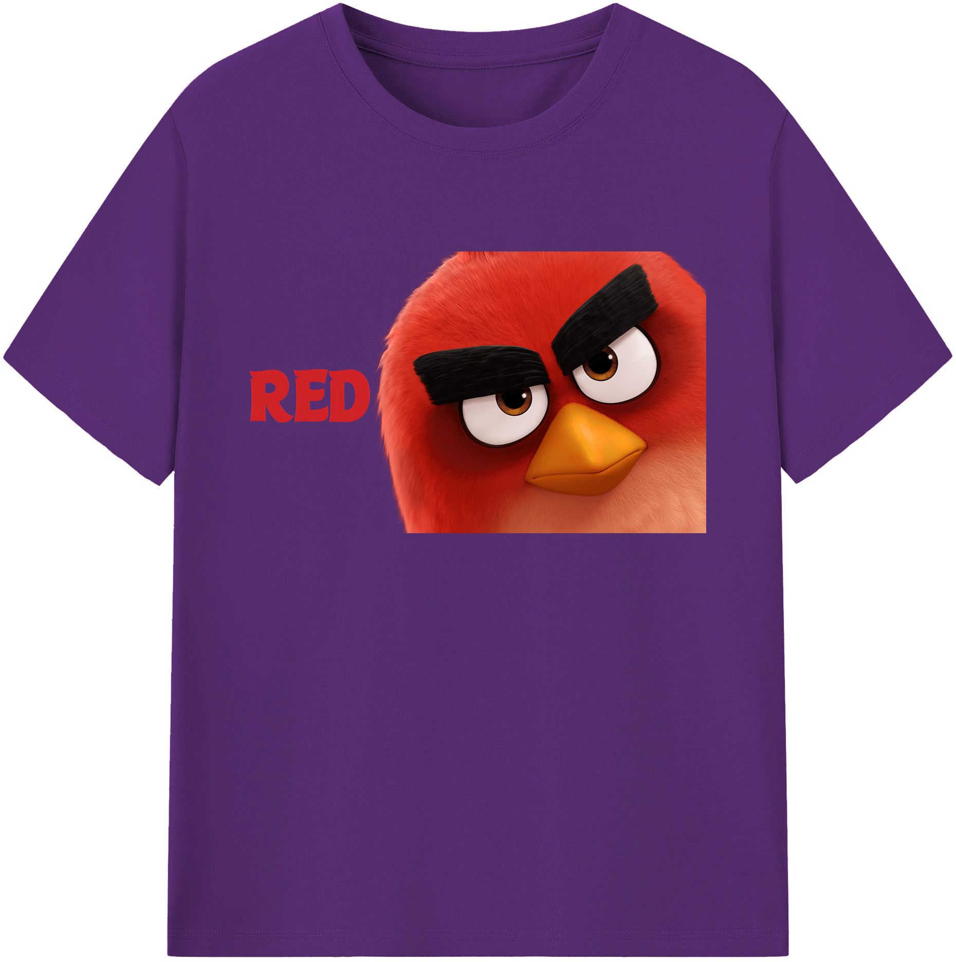 （画像用） Angry Birds アングリーバード 綿100％ メンズ半袖Tシャツ｜肌触りやわらか＆通気性