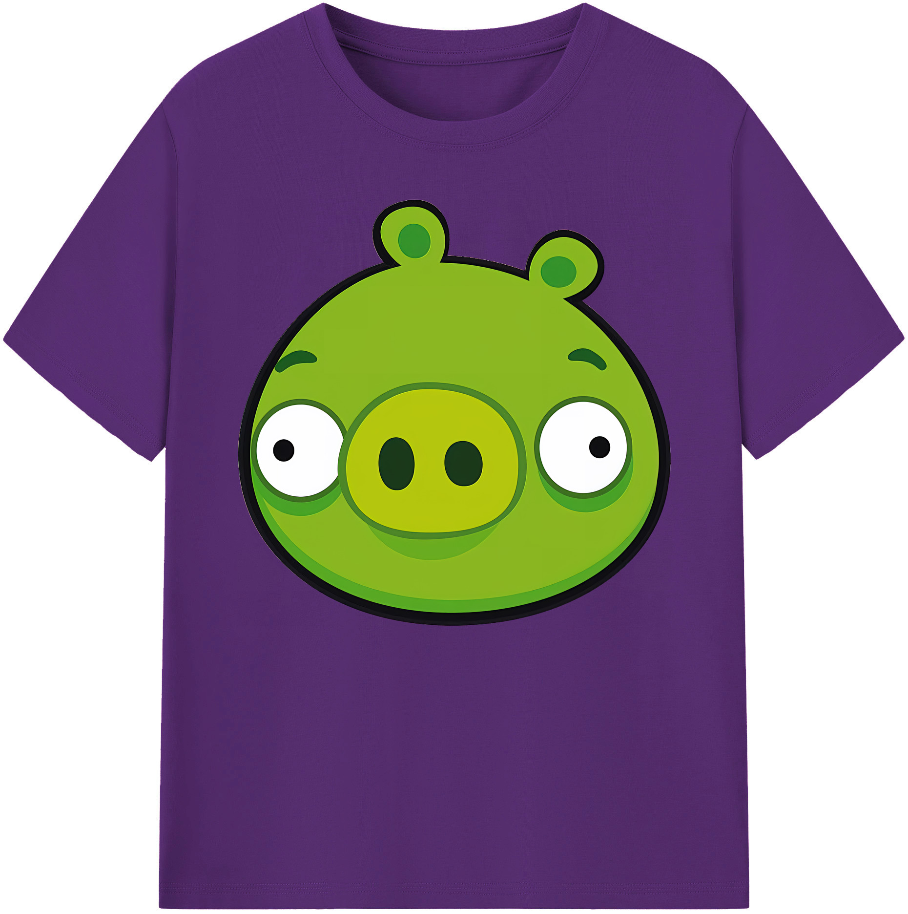 （画像用） Angry Birds アングリーバード 綿100％ メンズ半袖Tシャツ｜肌触りやわらか＆通気性
