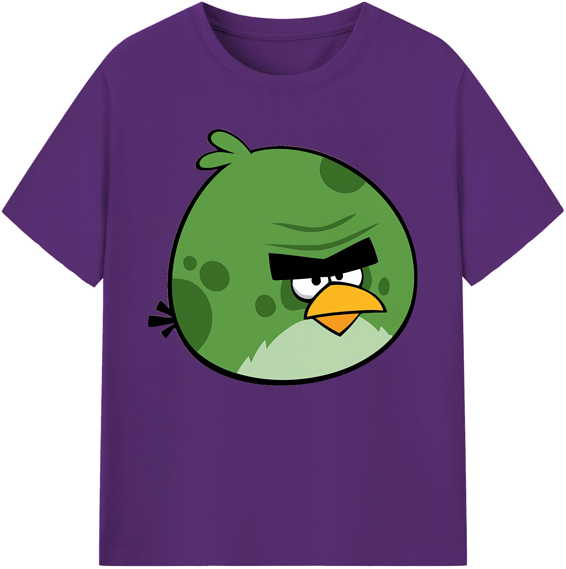 （画像用） Angry Birds アングリーバード 綿100％ メンズ半袖Tシャツ｜肌触りやわらか＆通気性