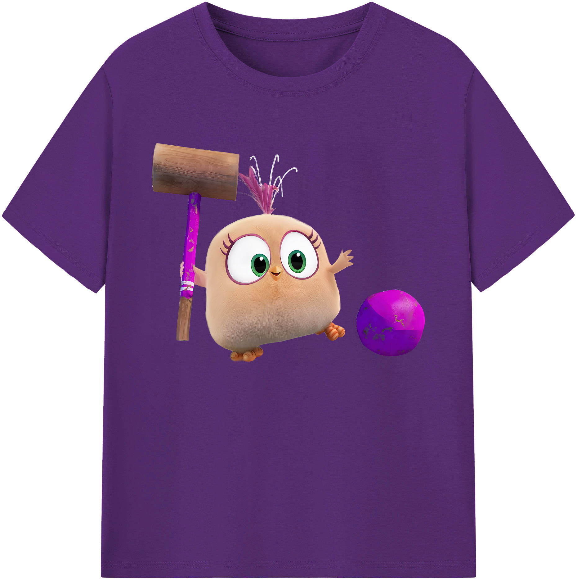 （画像用） Angry Birds アングリーバード 綿100％ メンズ半袖Tシャツ｜肌触りやわらか＆通気性