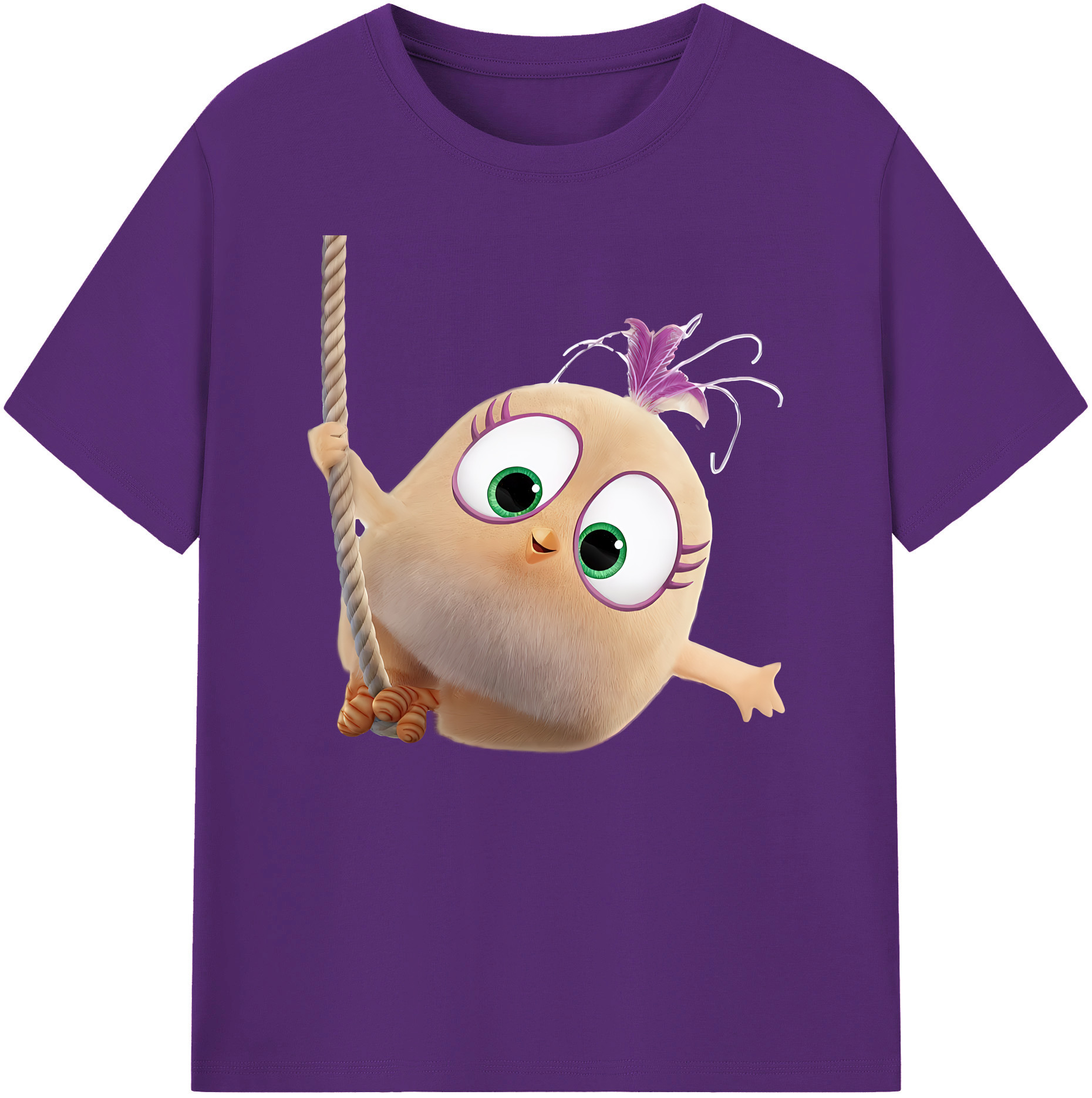（画像用） Angry Birds アングリーバード 綿100％ メンズ半袖Tシャツ｜肌触りやわらか＆通気性
