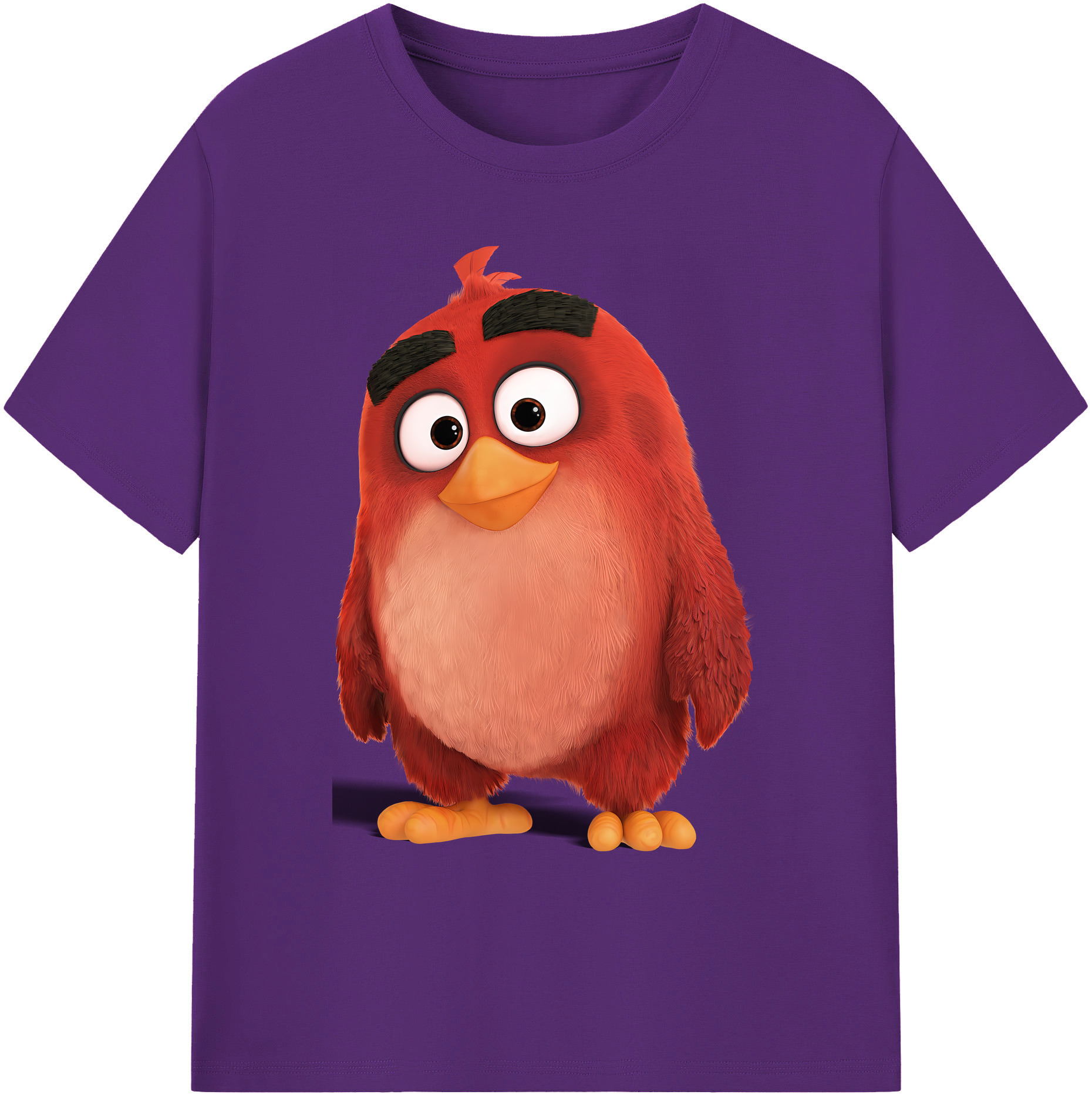 （画像用） Angry Birds アングリーバード 綿100％ メンズ半袖Tシャツ｜肌触りやわらか＆通気性