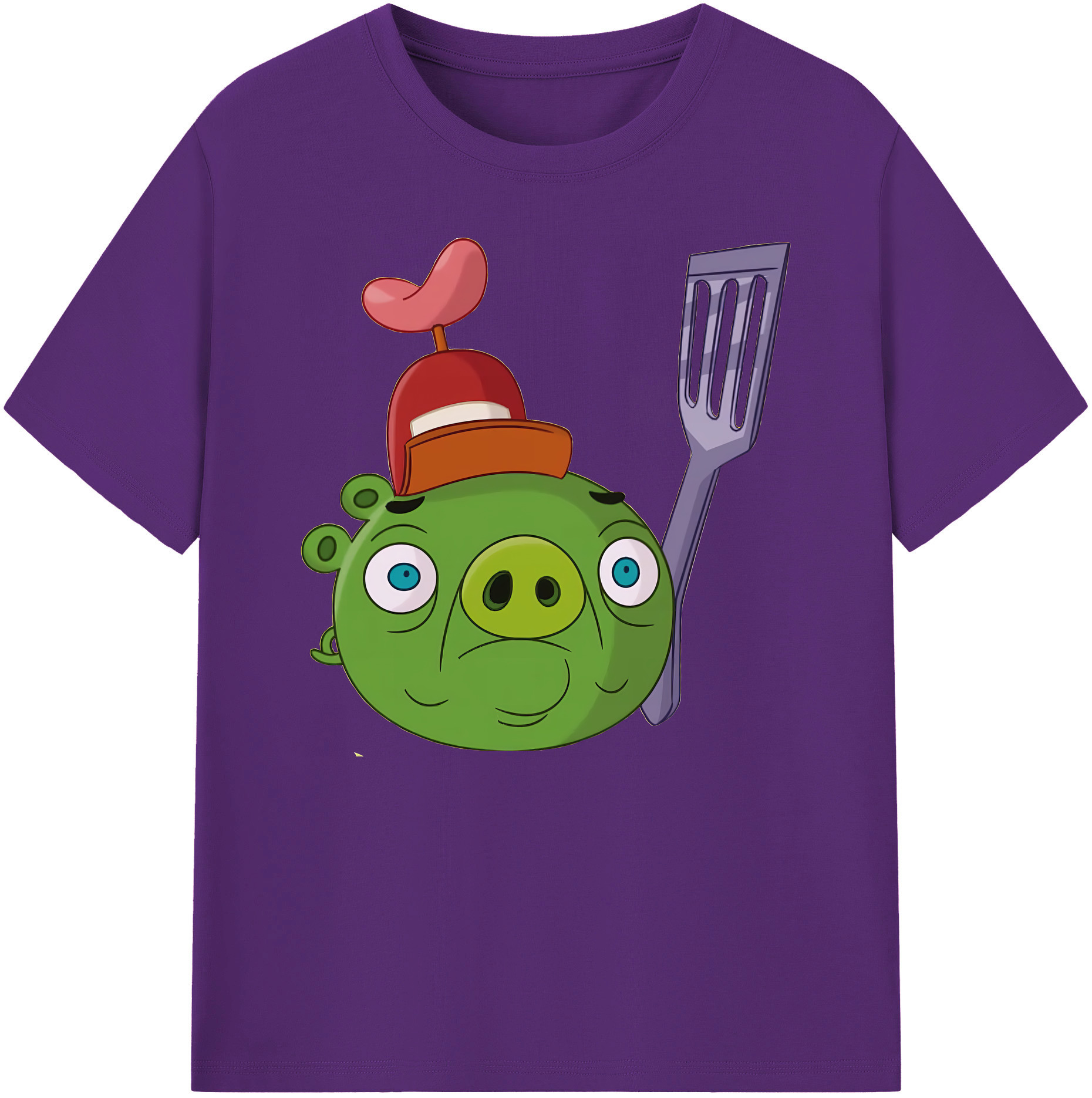 （画像用） Angry Birds アングリーバード 綿100％ メンズ半袖Tシャツ｜肌触りやわらか＆通気性