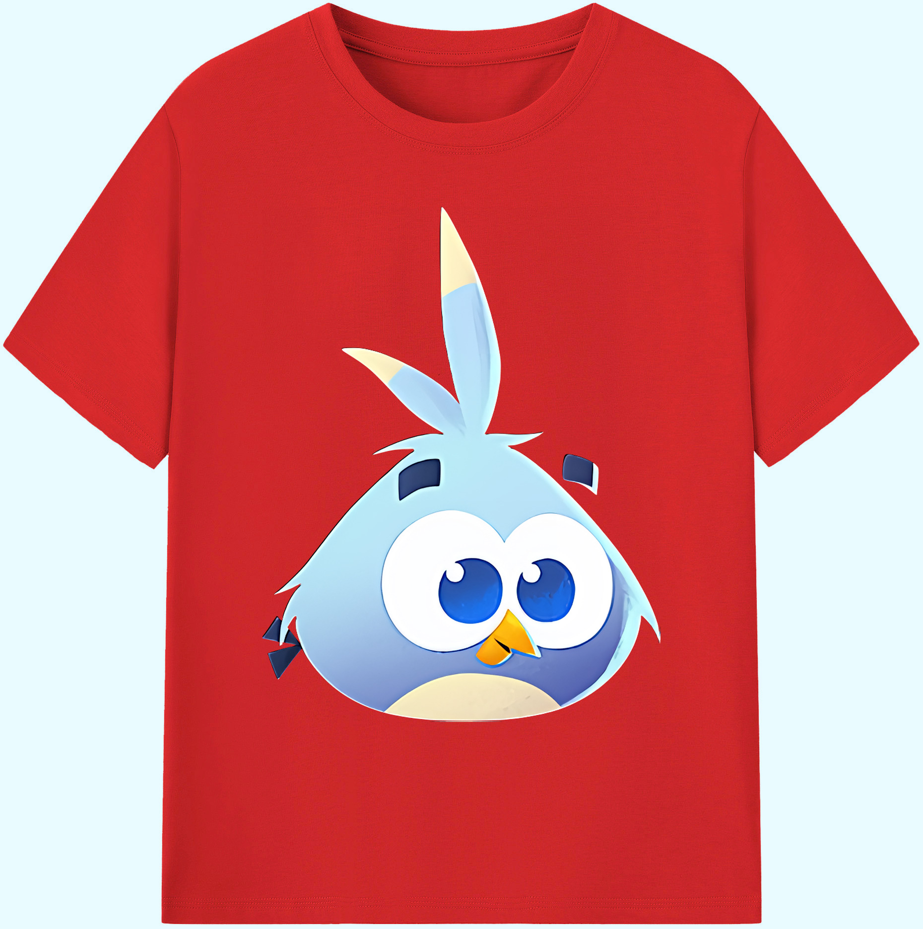 （画像用） Angry Birds アングリーバード 綿100％ メンズ半袖Tシャツ｜肌触りやわらか＆通気性