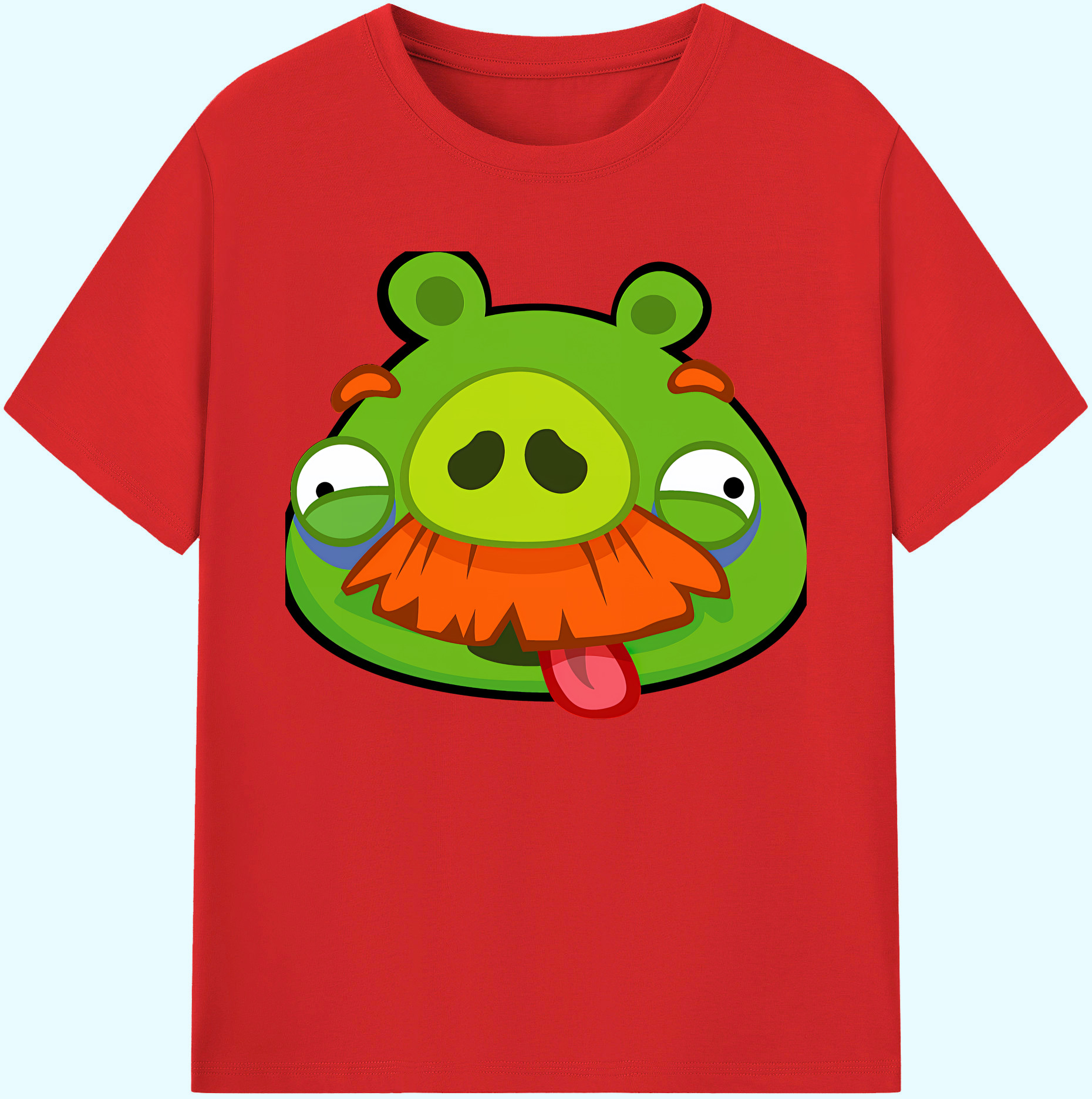 （画像用） Angry Birds アングリーバード 綿100％ メンズ半袖Tシャツ｜肌触りやわらか＆通気性