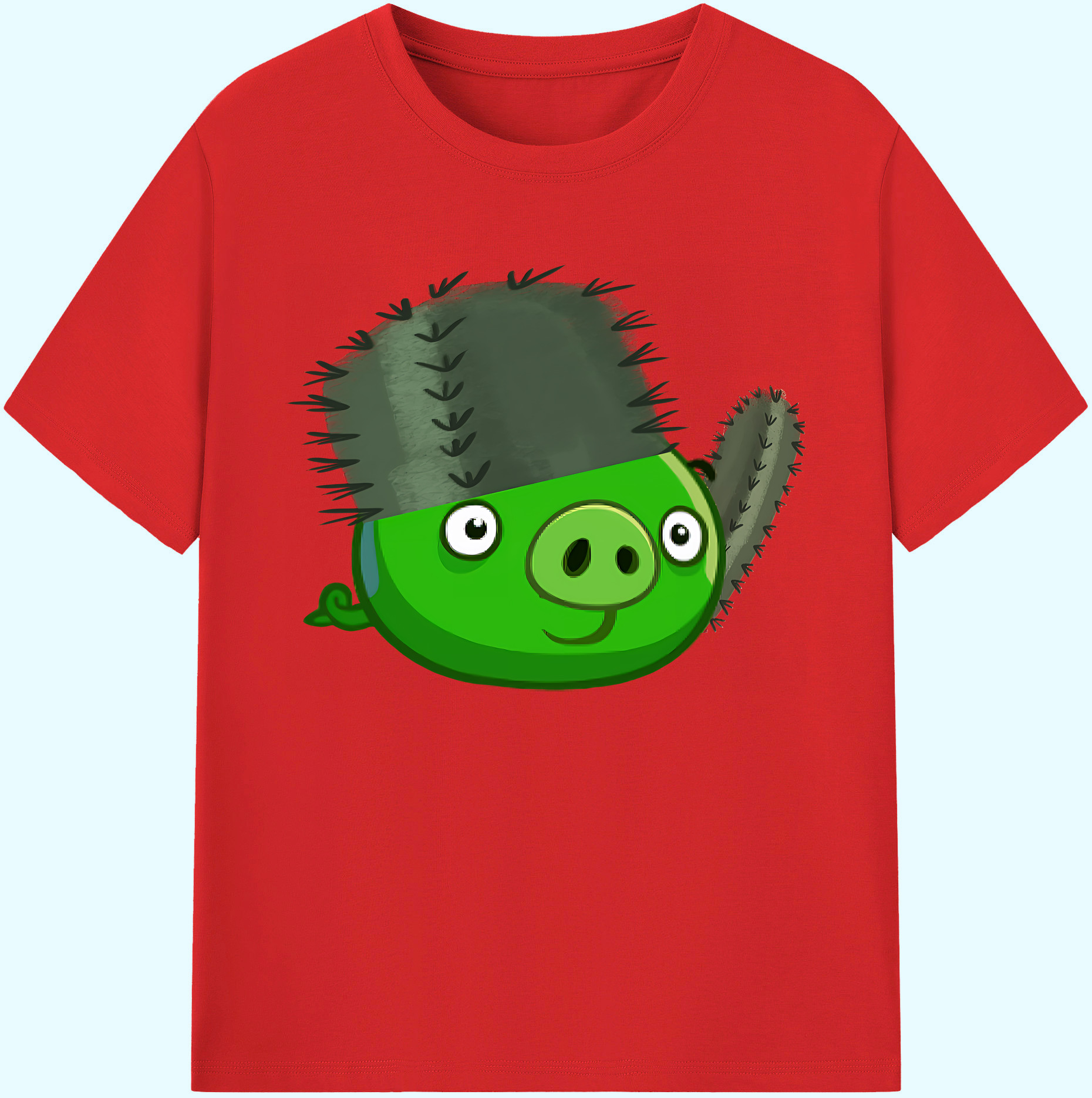 （画像用） Angry Birds アングリーバード 綿100％ メンズ半袖Tシャツ｜肌触りやわらか＆通気性