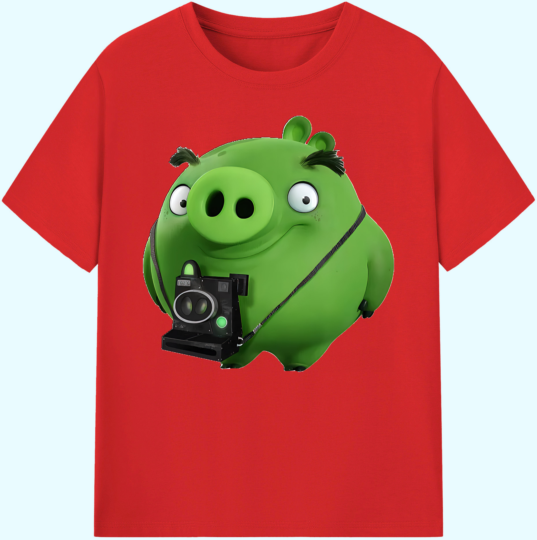 （画像用） Angry Birds アングリーバード 綿100％ メンズ半袖Tシャツ｜肌触りやわらか＆通気性