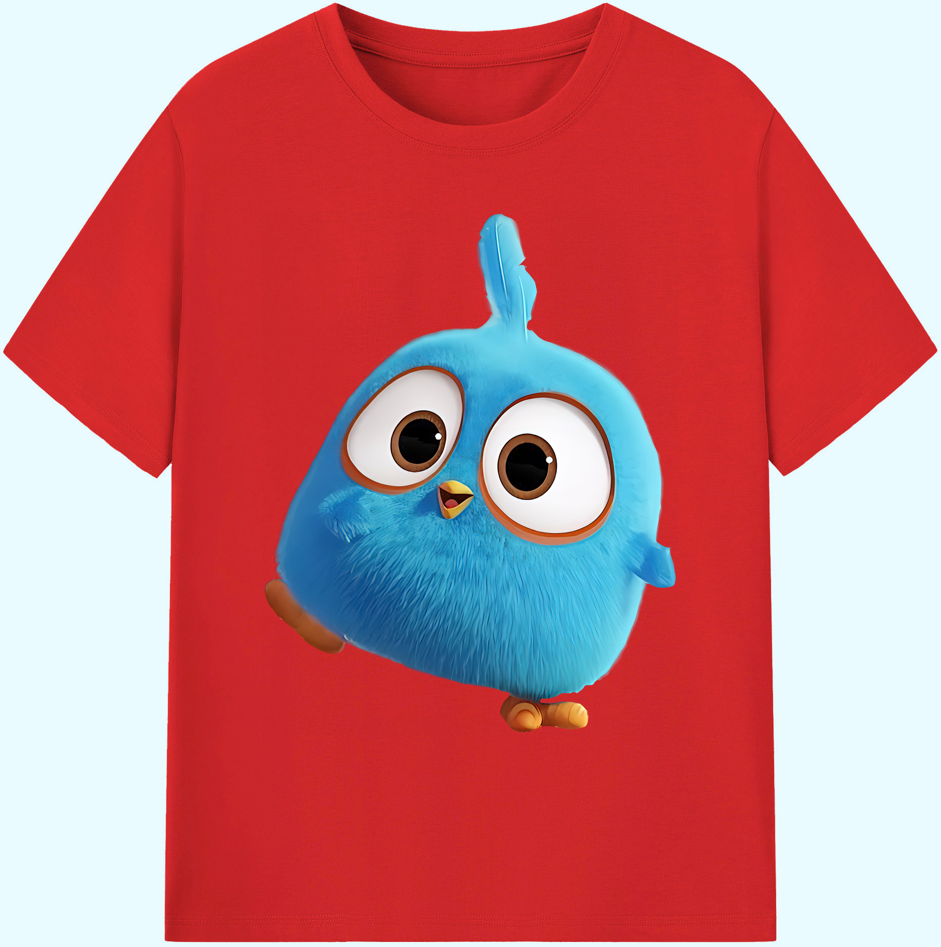 （画像用） Angry Birds アングリーバード 綿100％ メンズ半袖Tシャツ｜肌触りやわらか＆通気性