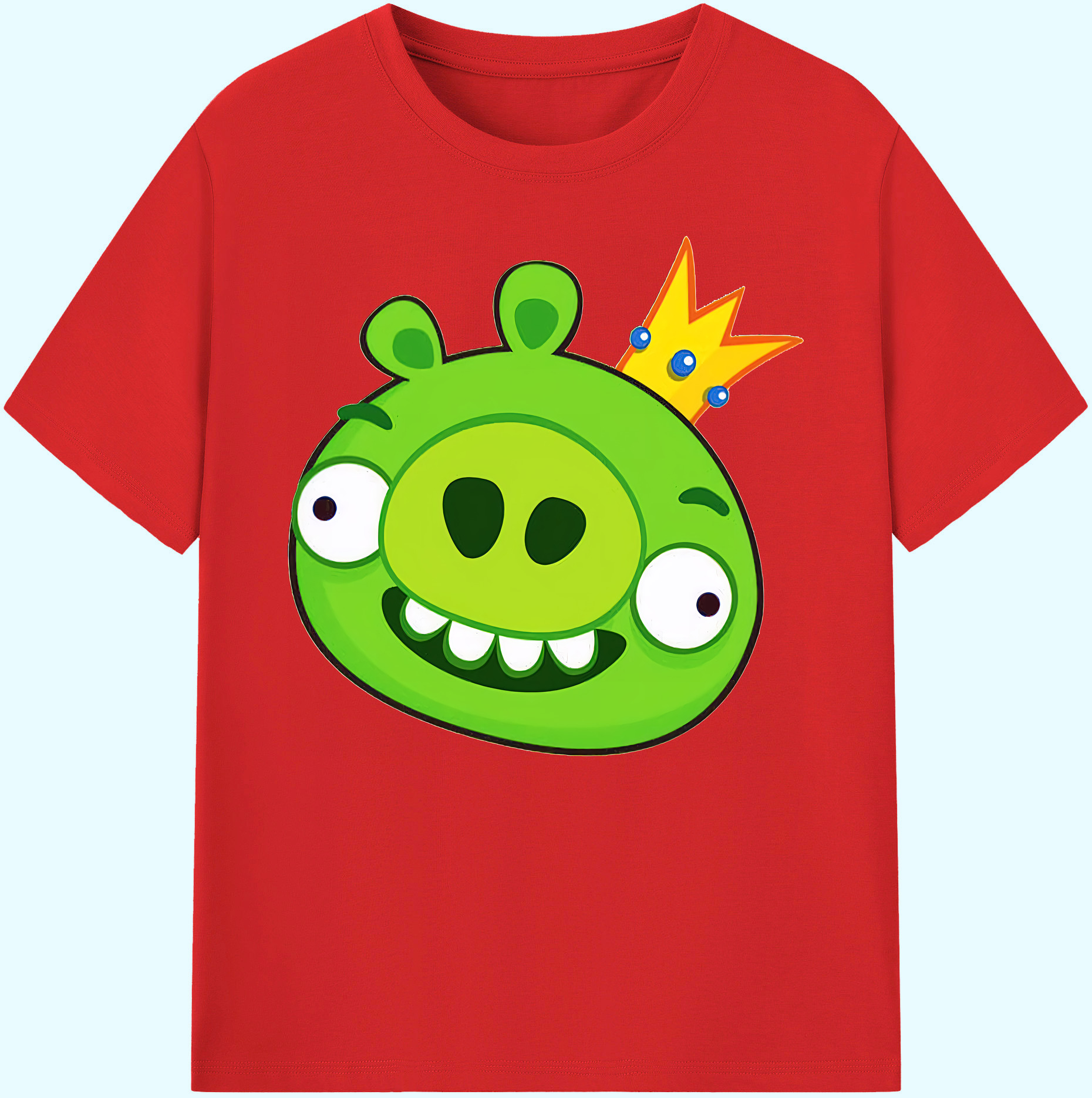 （画像用） Angry Birds アングリーバード 綿100％ メンズ半袖Tシャツ｜肌触りやわらか＆通気性