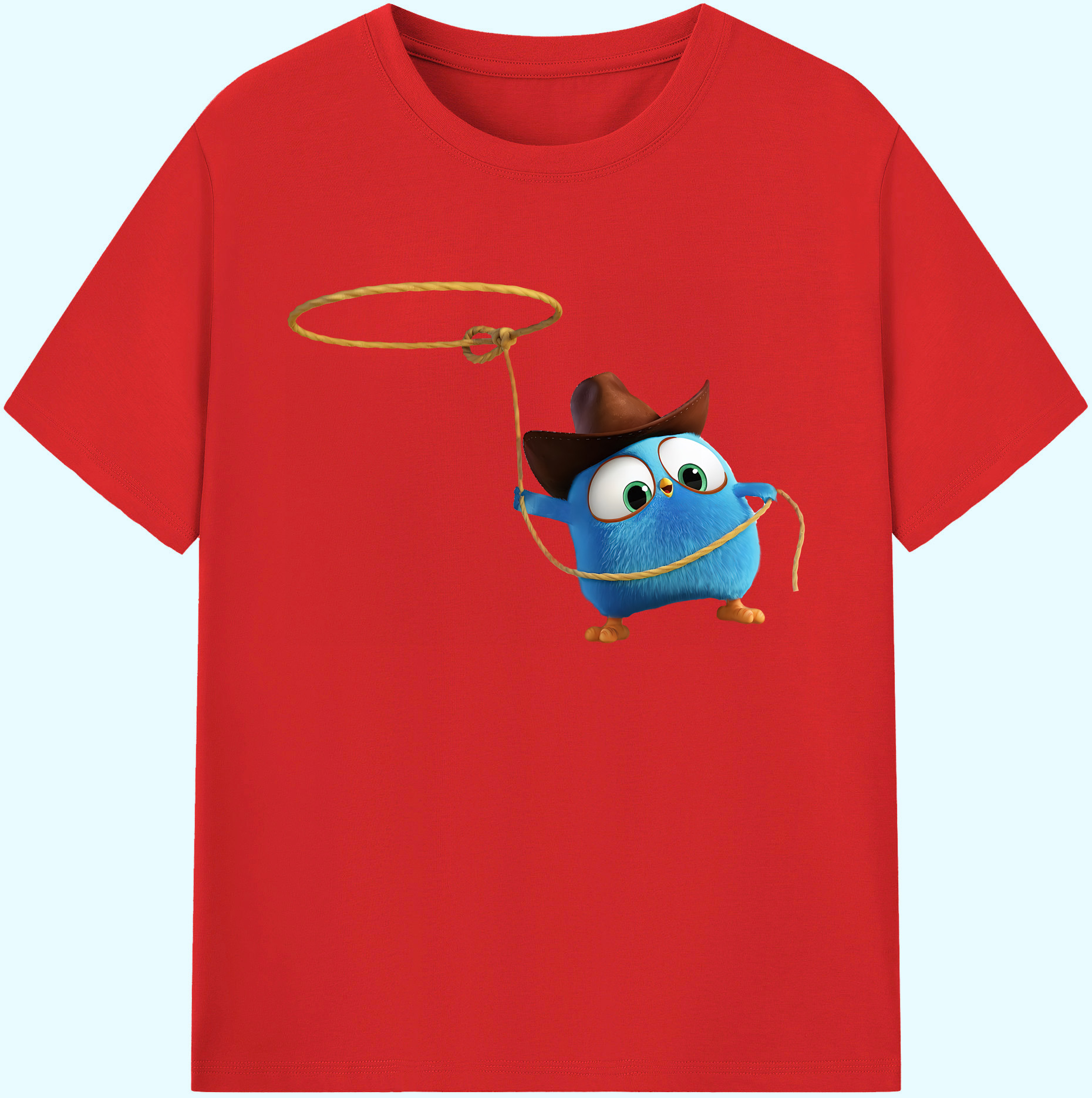 （画像用） Angry Birds アングリーバード 綿100％ メンズ半袖Tシャツ｜肌触りやわらか＆通気性