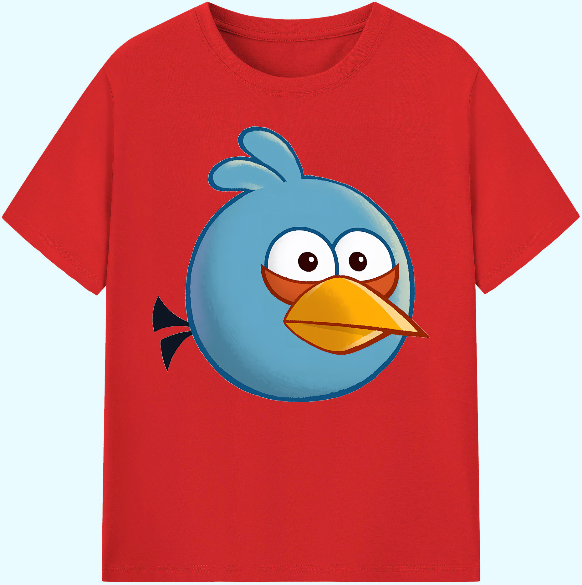 （画像用） Angry Birds アングリーバード 綿100％ メンズ半袖Tシャツ｜肌触りやわらか＆通気性