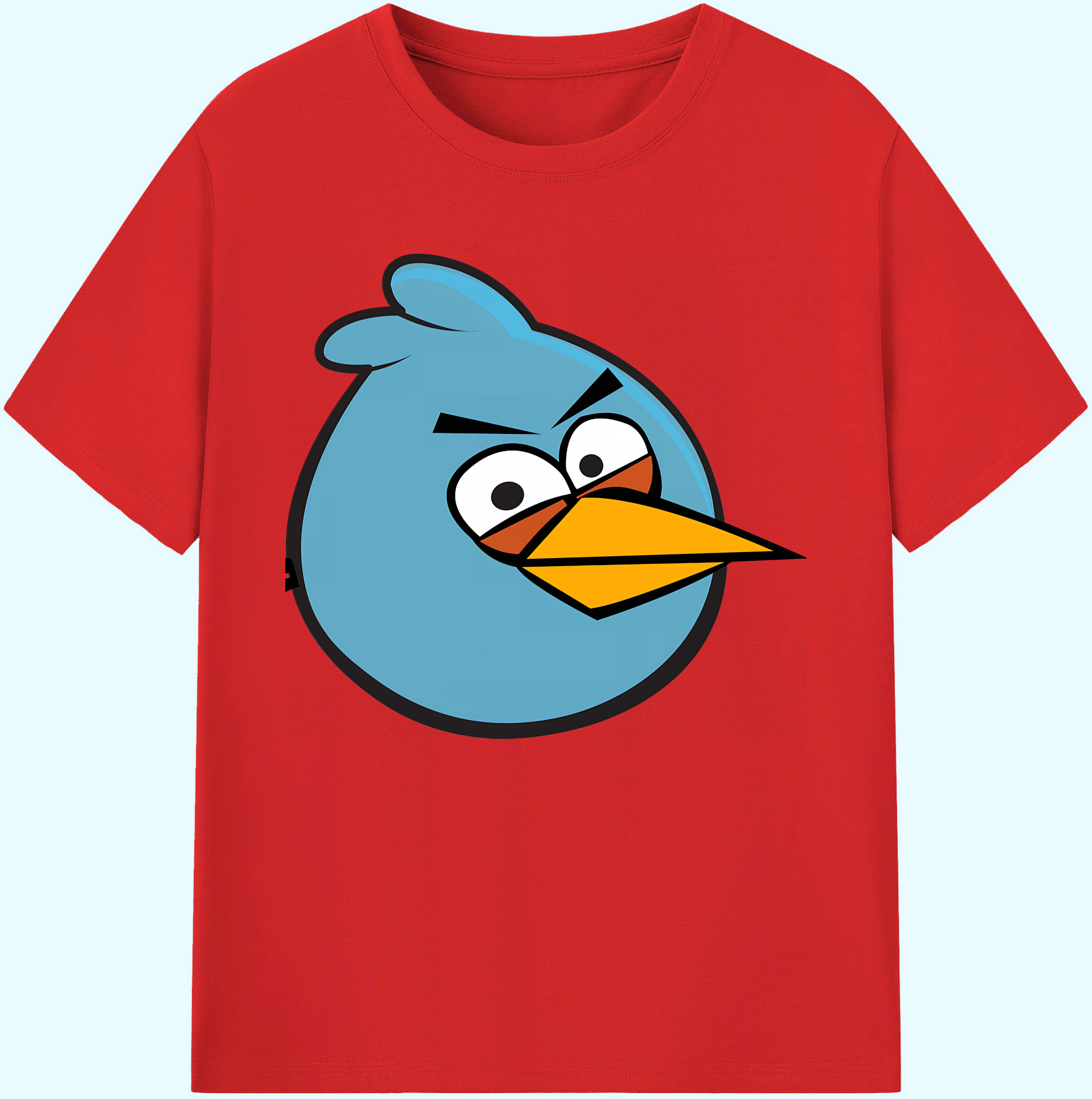 （画像用） Angry Birds アングリーバード 綿100％ メンズ半袖Tシャツ｜肌触りやわらか＆通気性