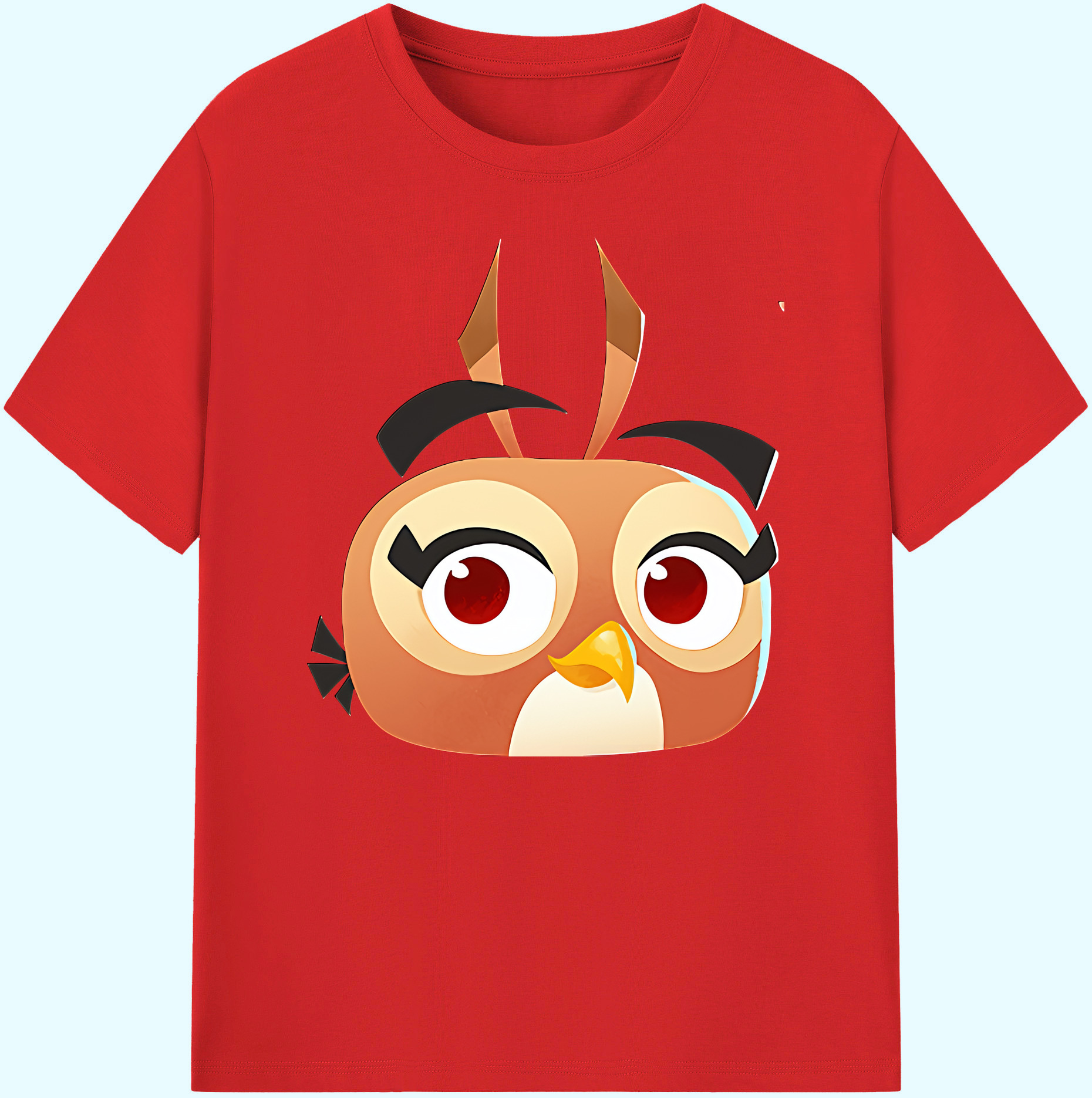 （画像用） Angry Birds アングリーバード 綿100％ メンズ半袖Tシャツ｜肌触りやわらか＆通気性