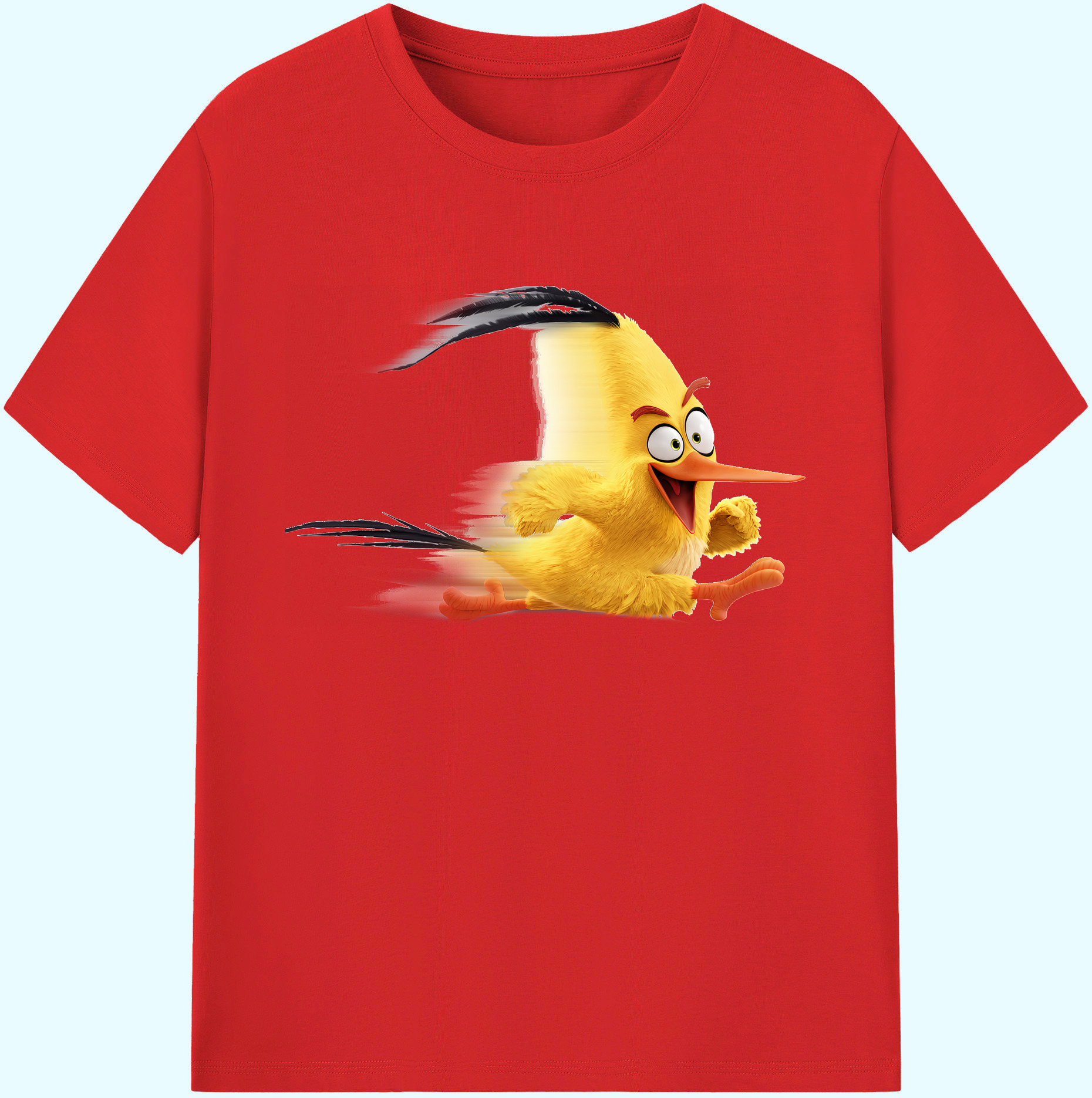 （画像用） Angry Birds アングリーバード 綿100％ メンズ半袖Tシャツ｜肌触りやわらか＆通気性