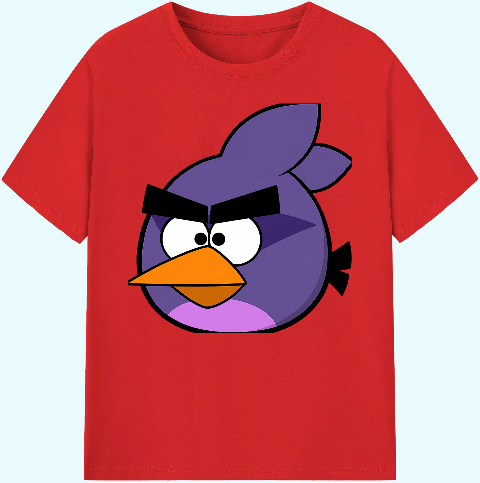 （画像用） Angry Birds アングリーバード 綿100％ メンズ半袖Tシャツ｜肌触りやわらか＆通気性