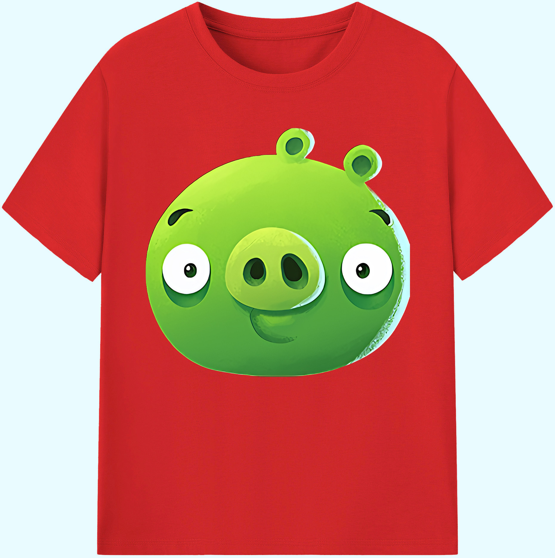 （画像用） Angry Birds アングリーバード 綿100％ メンズ半袖Tシャツ｜肌触りやわらか＆通気性
