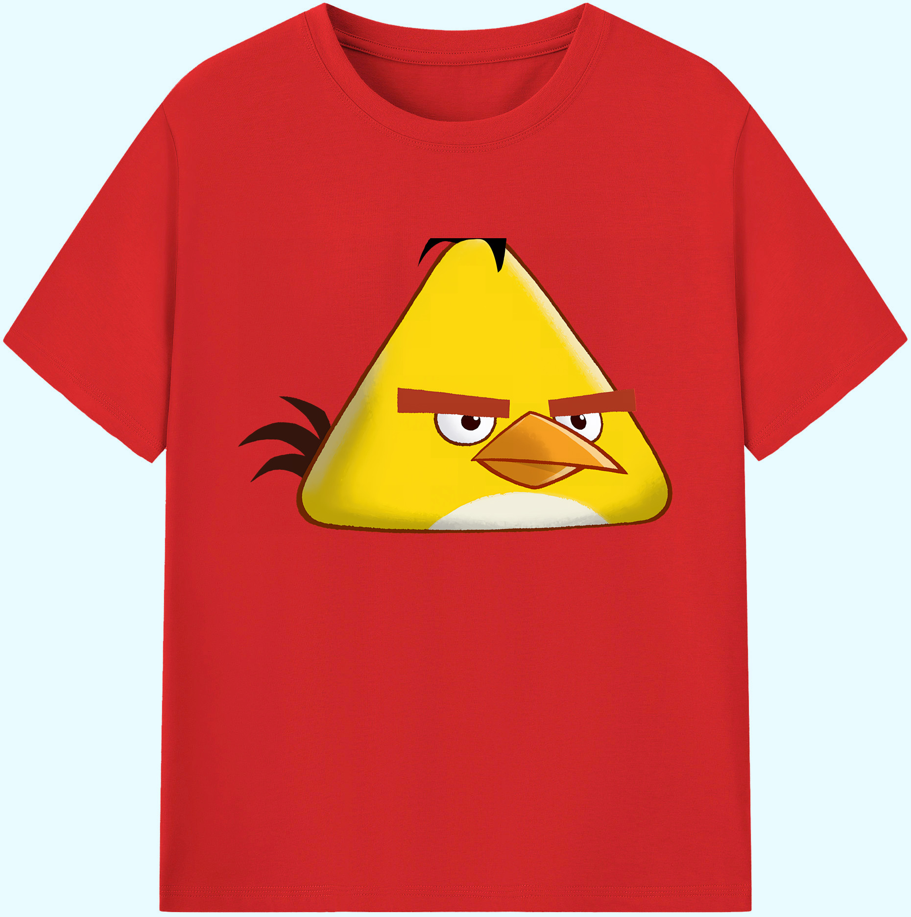 （画像用） Angry Birds アングリーバード 綿100％ メンズ半袖Tシャツ｜肌触りやわらか＆通気性