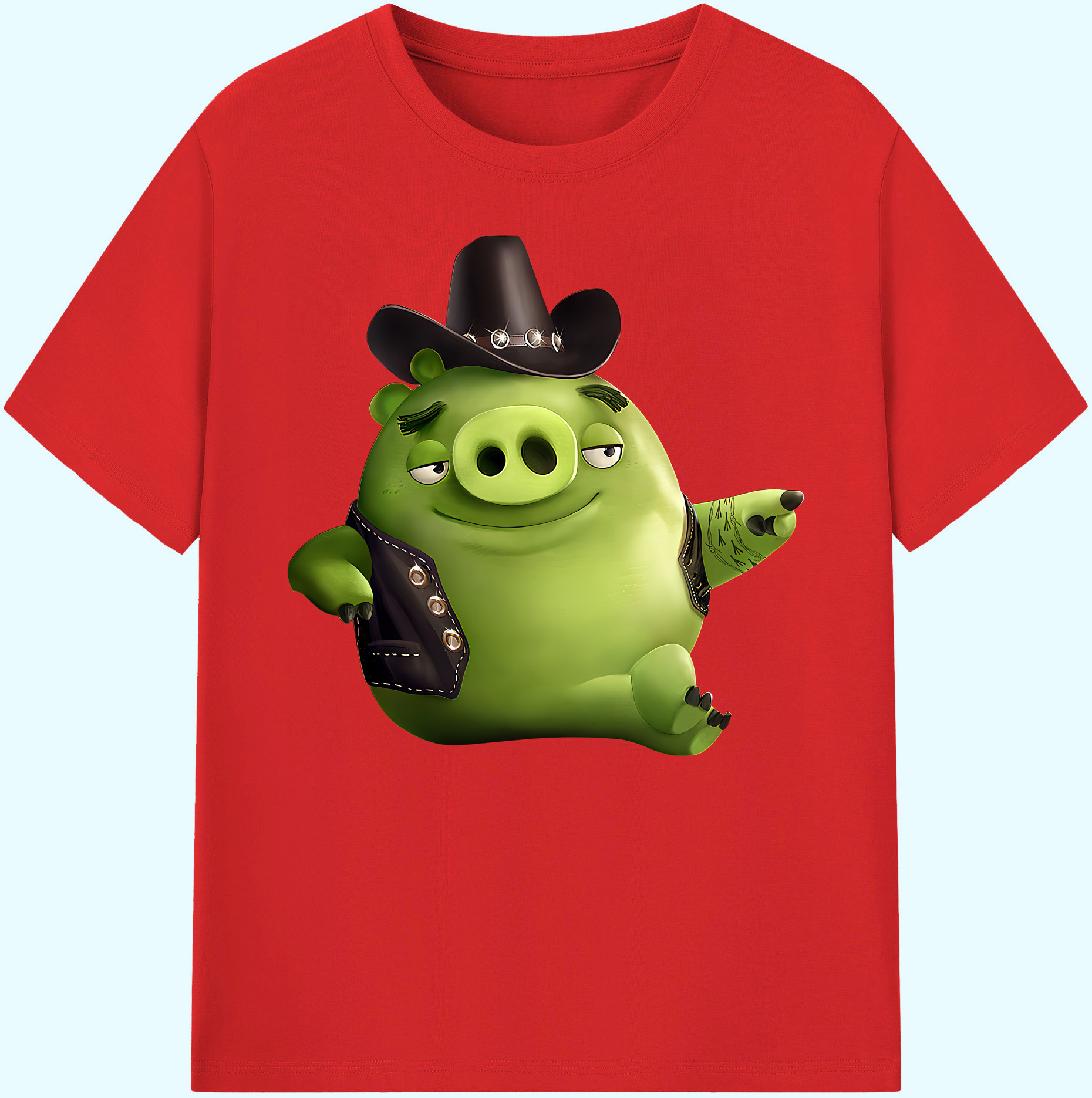 （画像用） Angry Birds アングリーバード 綿100％ メンズ半袖Tシャツ｜肌触りやわらか＆通気性