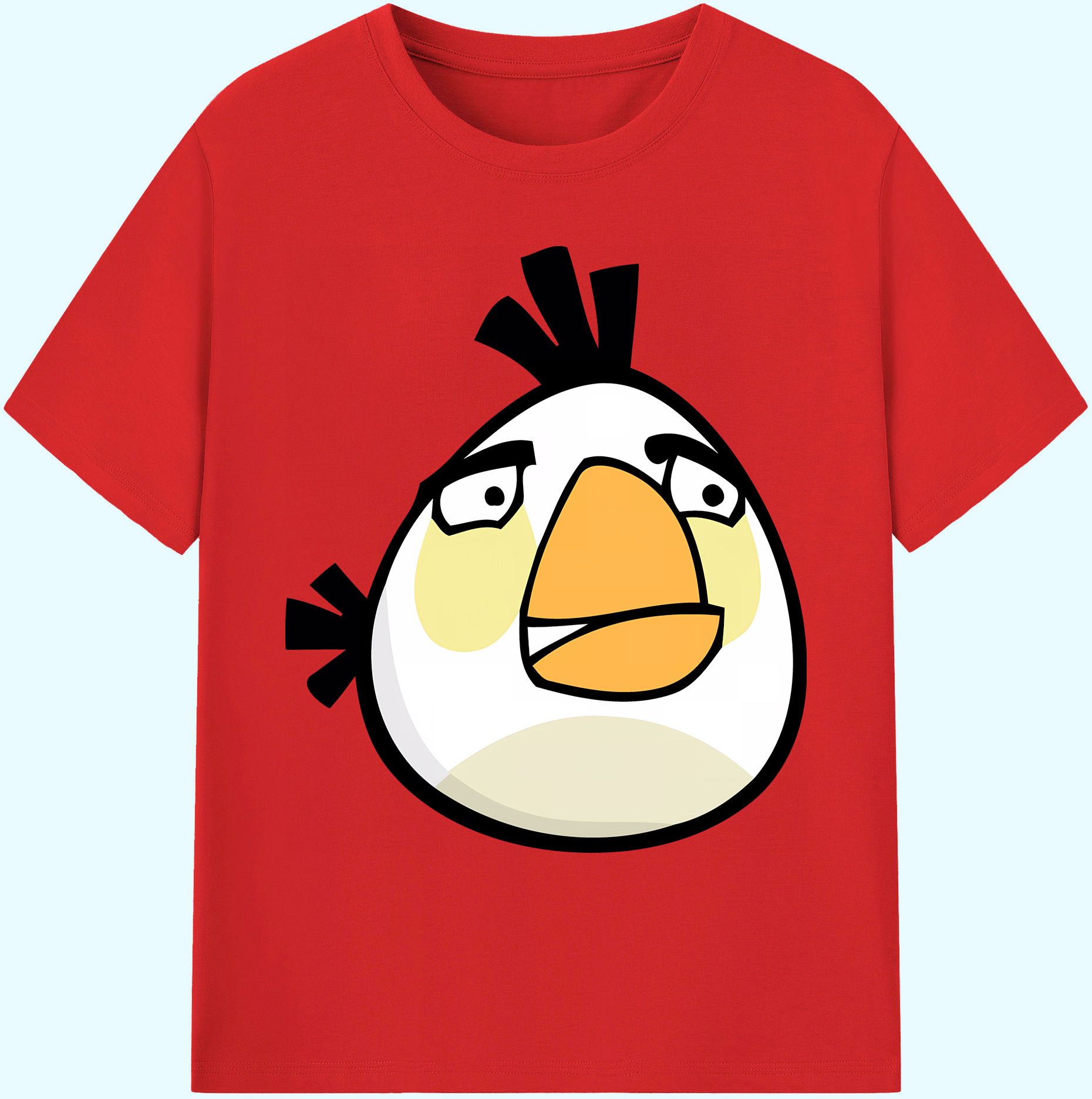 （画像用） Angry Birds アングリーバード 綿100％ メンズ半袖Tシャツ｜肌触りやわらか＆通気性