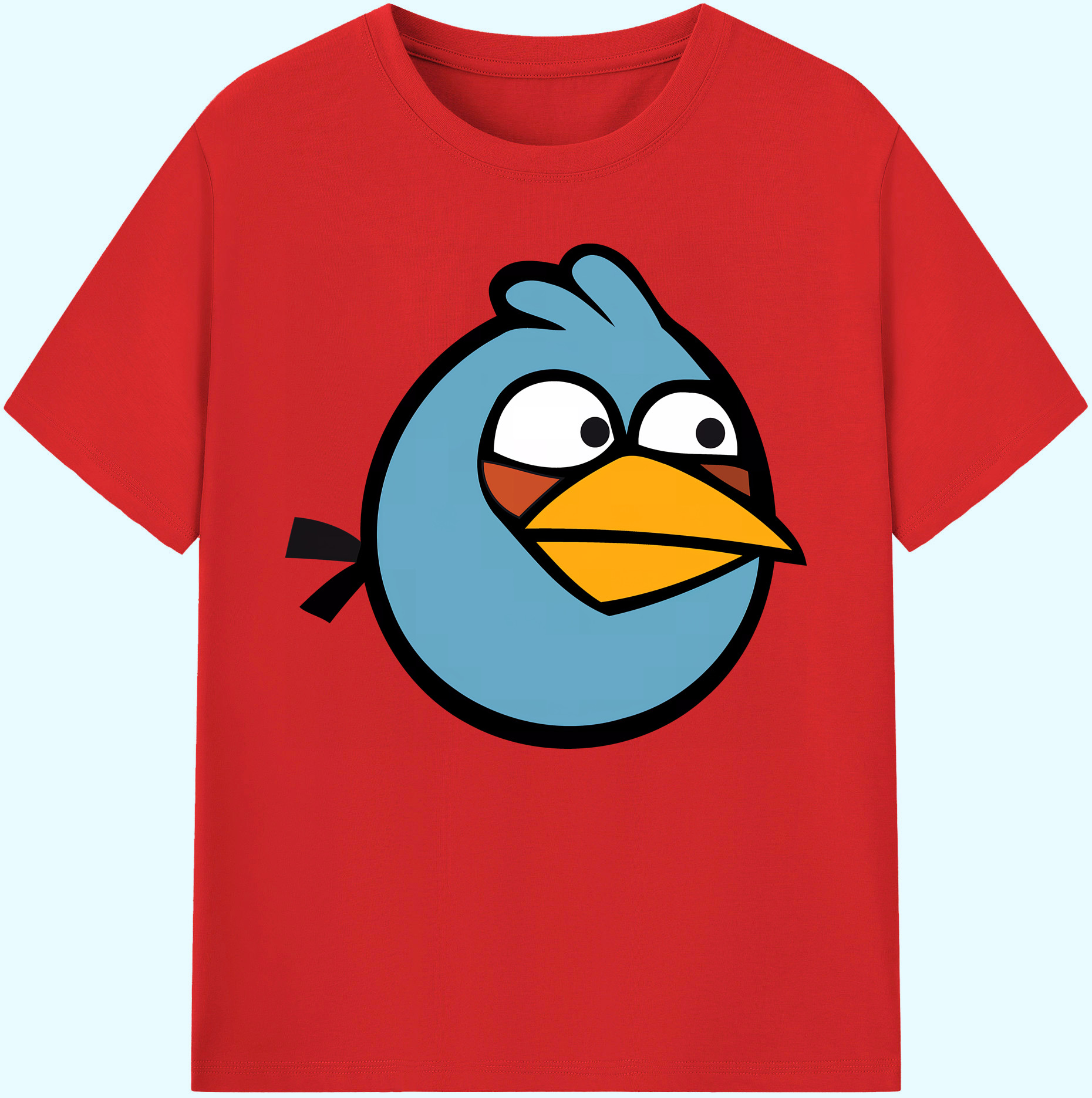 （画像用） Angry Birds アングリーバード 綿100％ メンズ半袖Tシャツ｜肌触りやわらか＆通気性