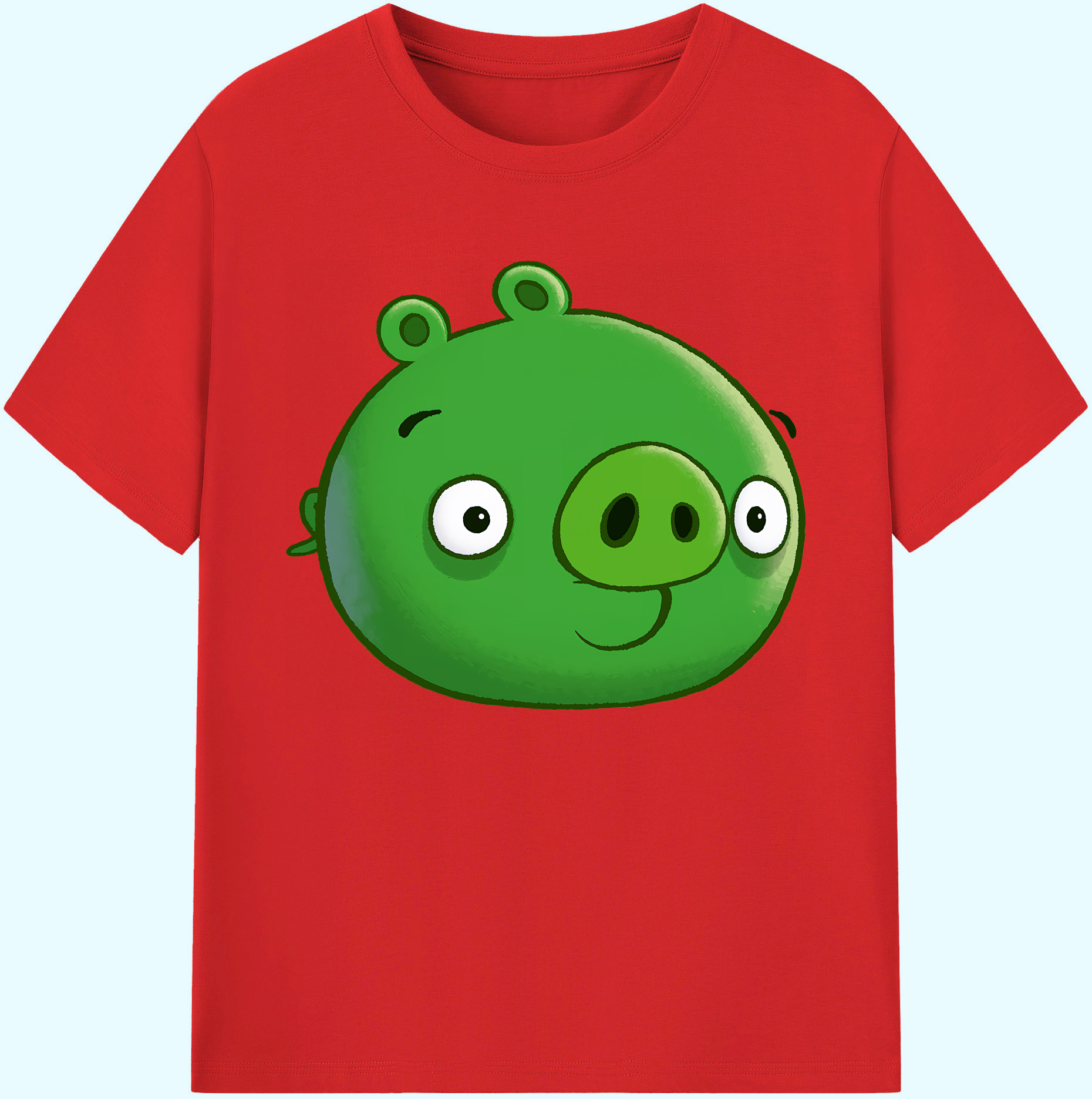 （画像用） Angry Birds アングリーバード 綿100％ メンズ半袖Tシャツ｜肌触りやわらか＆通気性