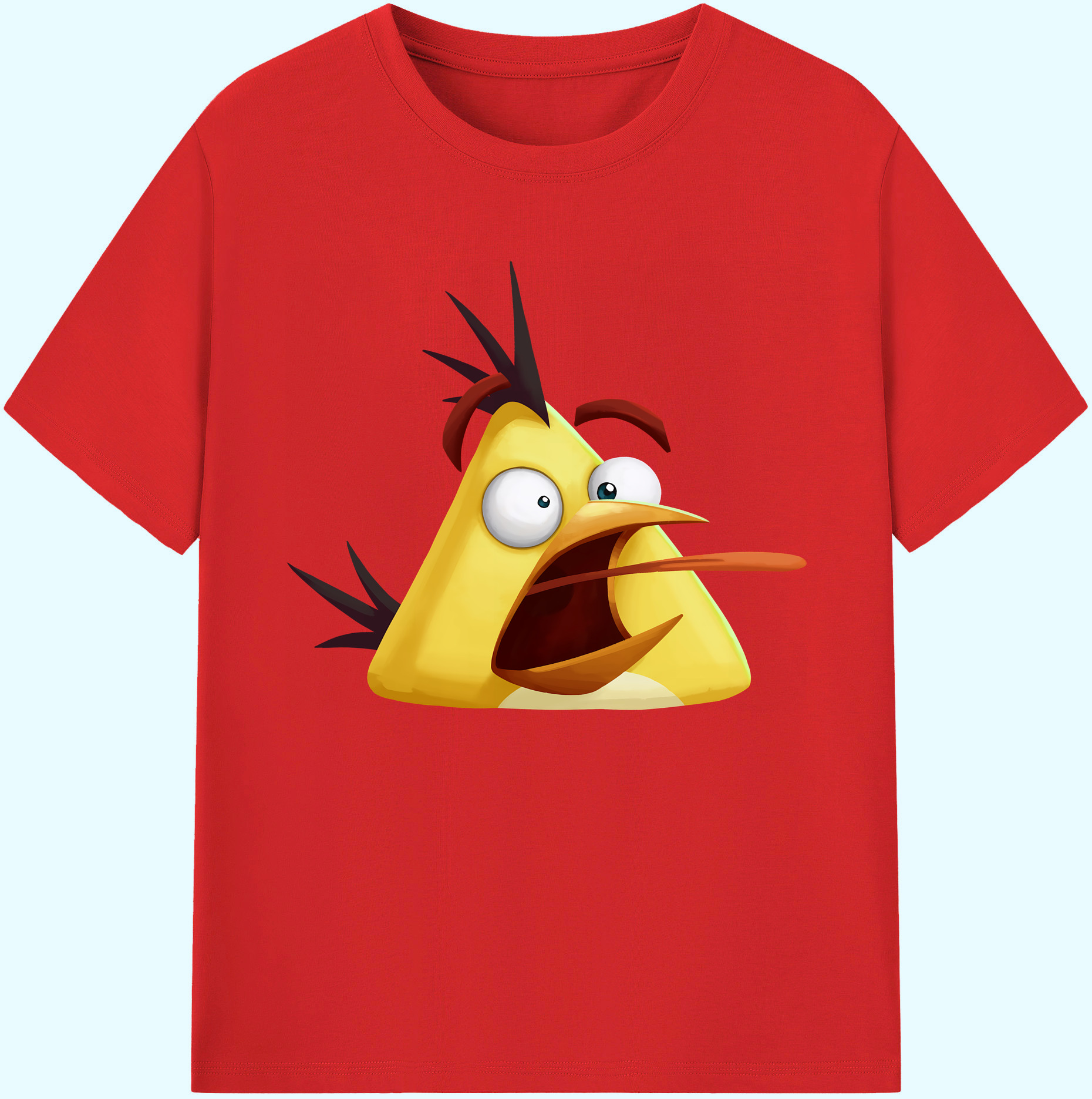 （画像用） Angry Birds アングリーバード 綿100％ メンズ半袖Tシャツ｜肌触りやわらか＆通気性