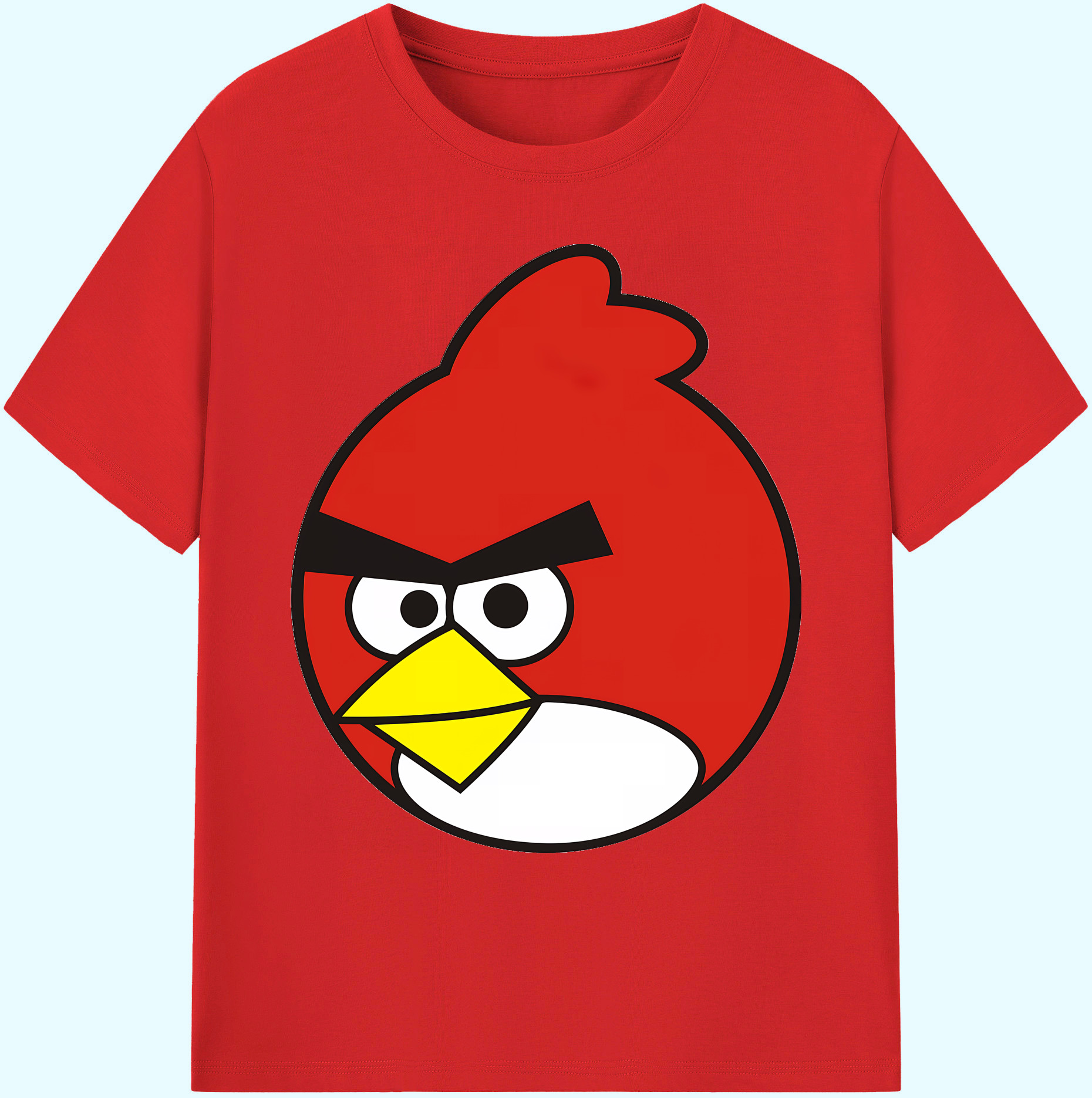 （画像用） Angry Birds アングリーバード 綿100％ メンズ半袖Tシャツ｜肌触りやわらか＆通気性
