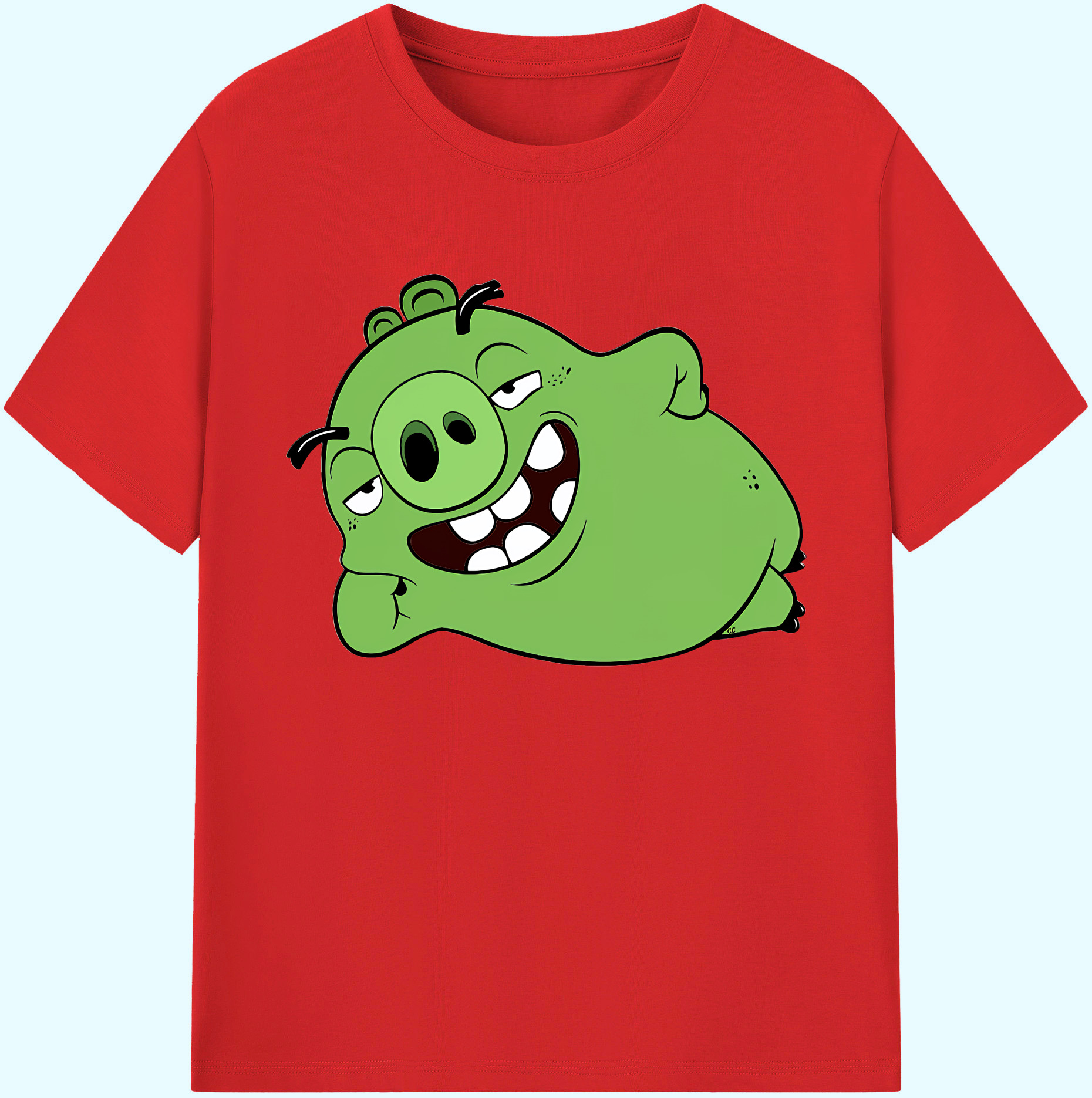 （画像用） Angry Birds アングリーバード 綿100％ メンズ半袖Tシャツ｜肌触りやわらか＆通気性