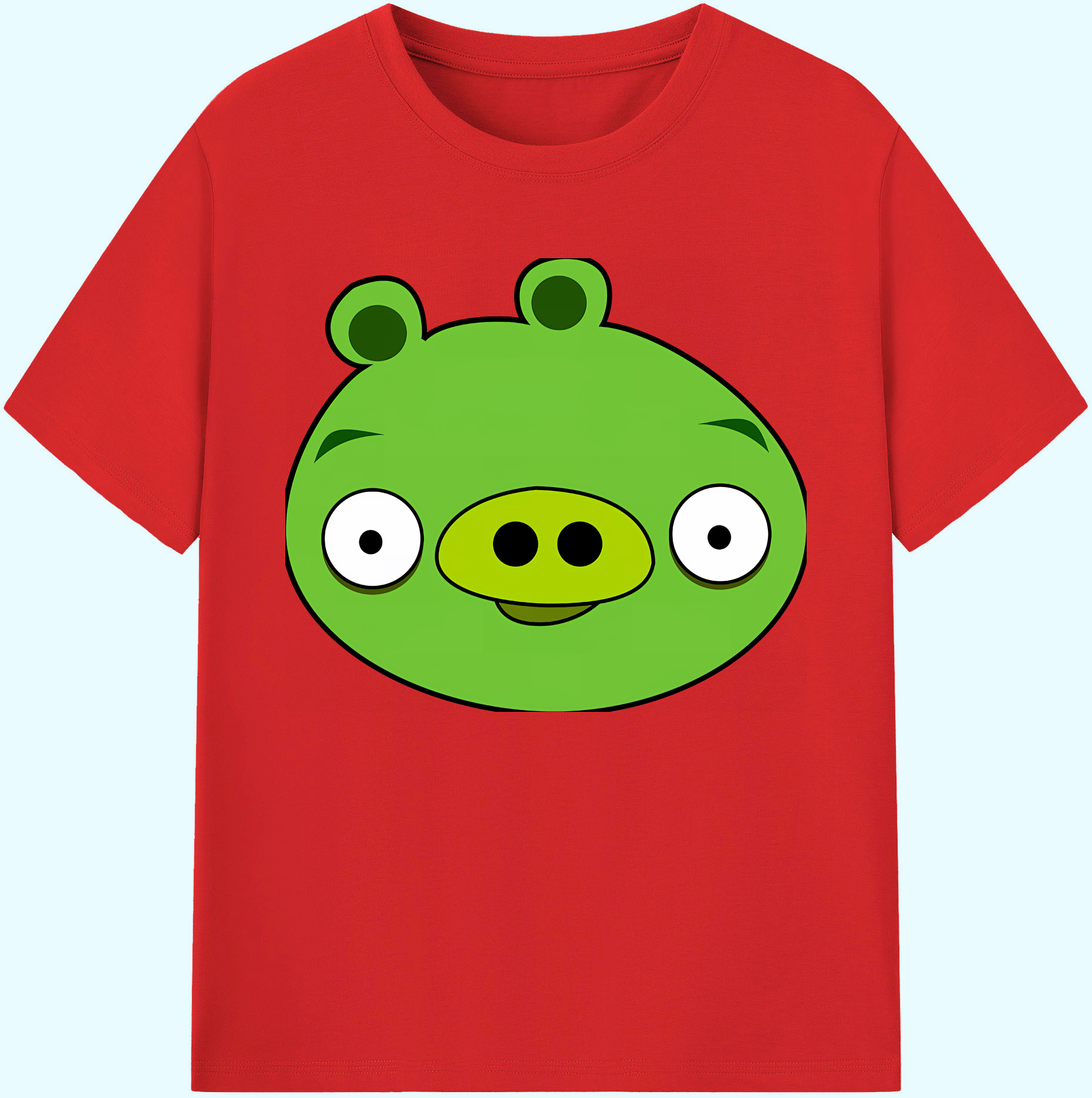 （画像用） Angry Birds アングリーバード 綿100％ メンズ半袖Tシャツ｜肌触りやわらか＆通気性
