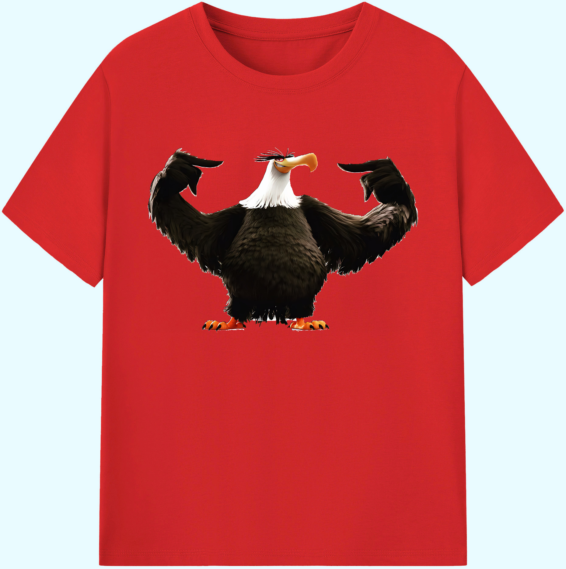 （画像用） Angry Birds アングリーバード 綿100％ メンズ半袖Tシャツ｜肌触りやわらか＆通気性