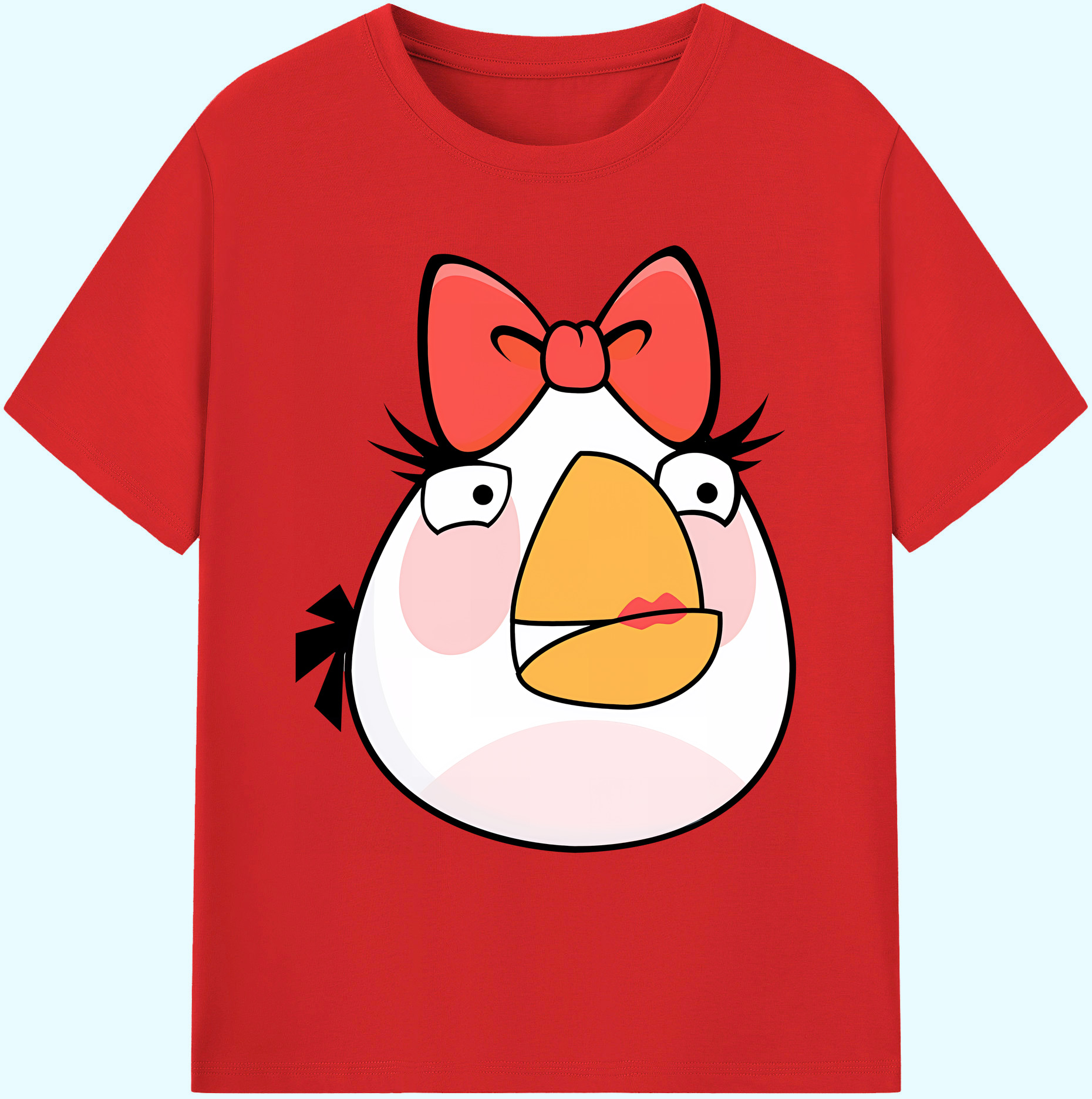 （画像用） Angry Birds アングリーバード 綿100％ メンズ半袖Tシャツ｜肌触りやわらか＆通気性