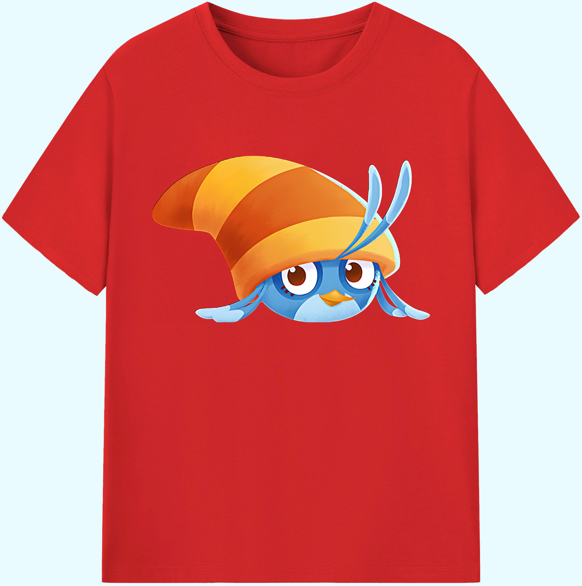 （画像用） Angry Birds アングリーバード 綿100％ メンズ半袖Tシャツ｜肌触りやわらか＆通気性