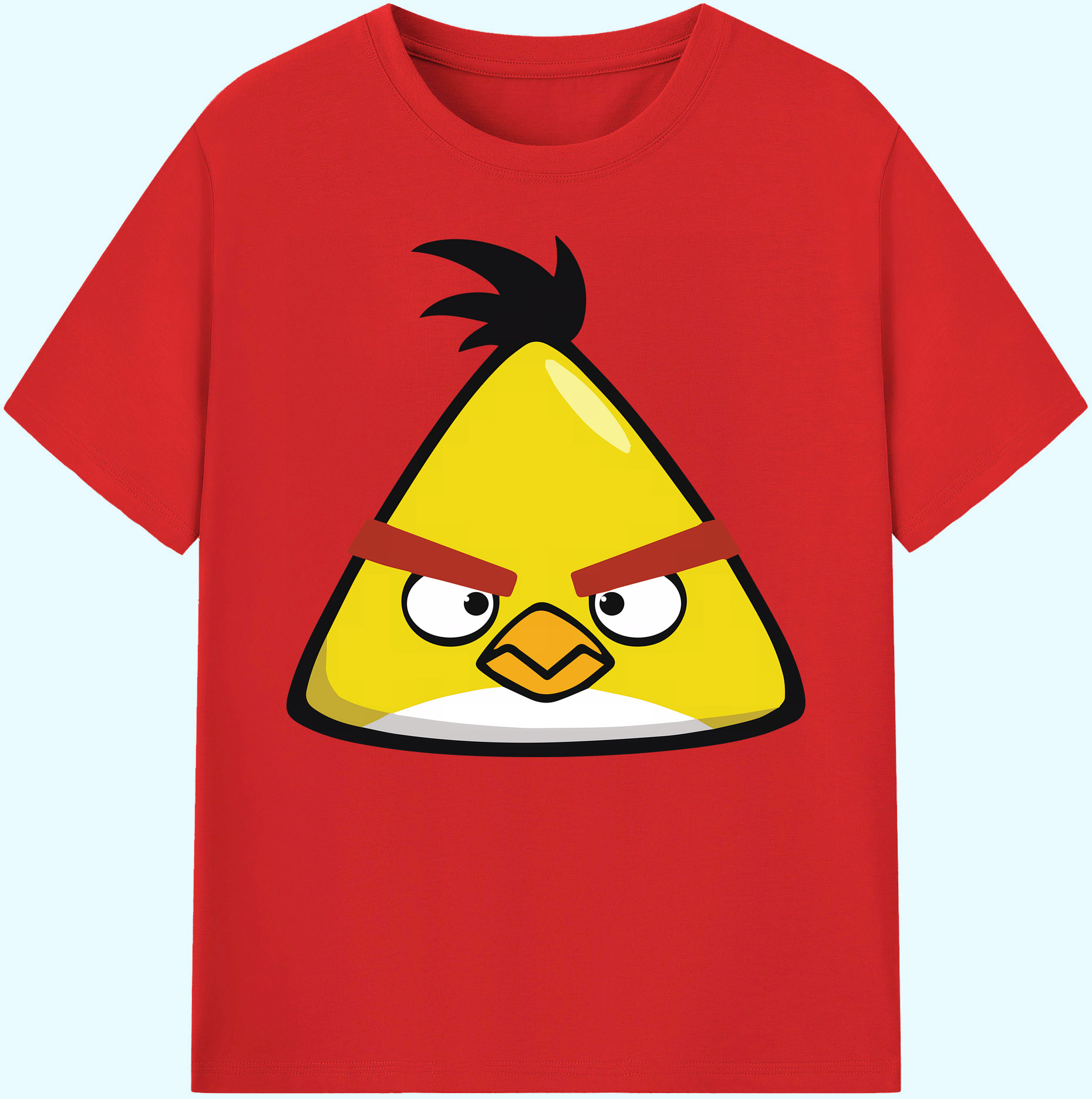 （画像用） Angry Birds アングリーバード 綿100％ メンズ半袖Tシャツ｜肌触りやわらか＆通気性