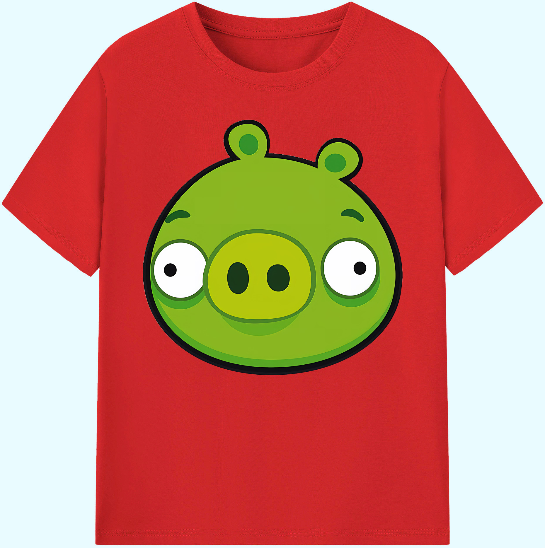 （画像用） Angry Birds アングリーバード 綿100％ メンズ半袖Tシャツ｜肌触りやわらか＆通気性