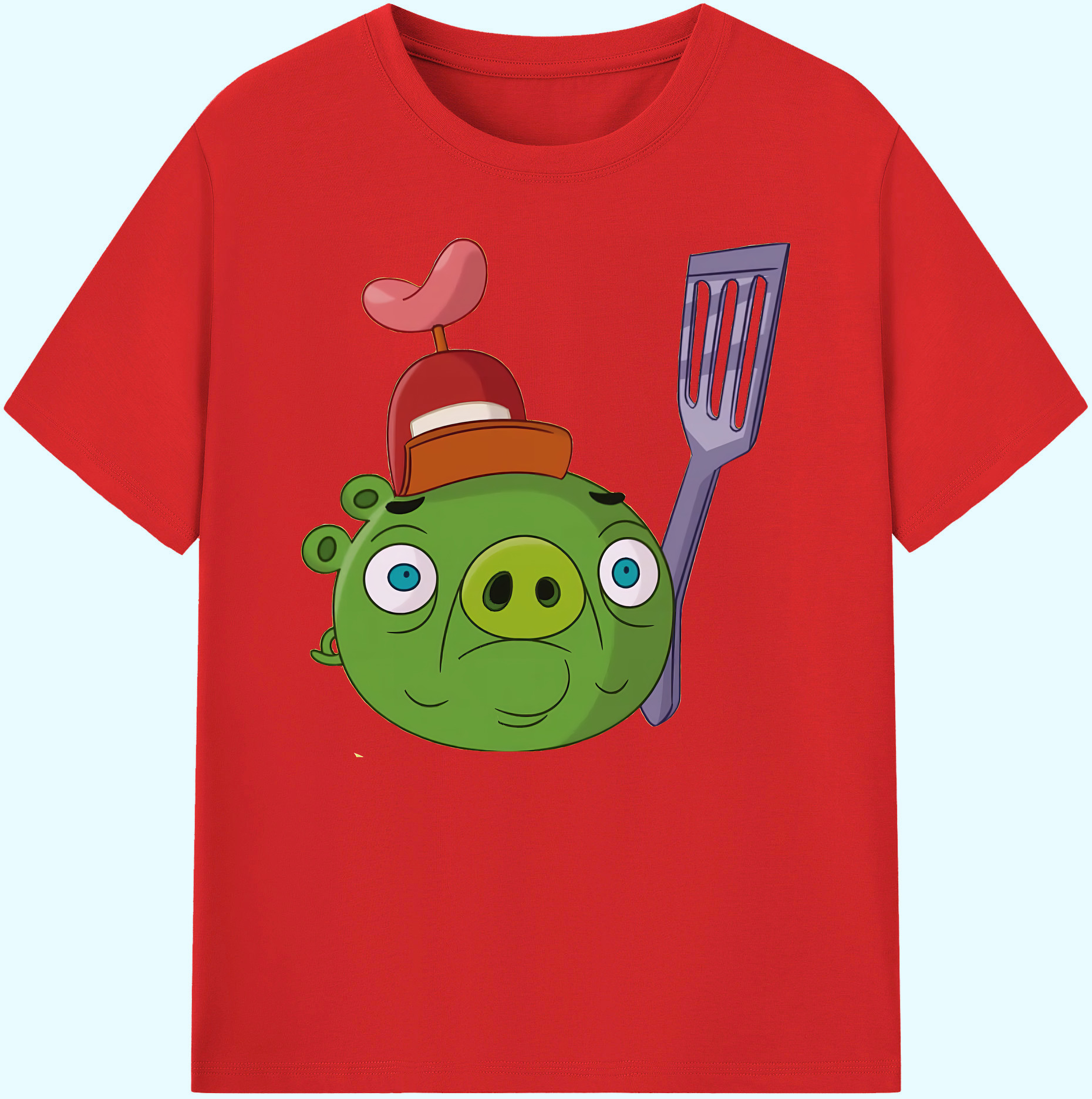 （画像用） Angry Birds アングリーバード 綿100％ メンズ半袖Tシャツ｜肌触りやわらか＆通気性
