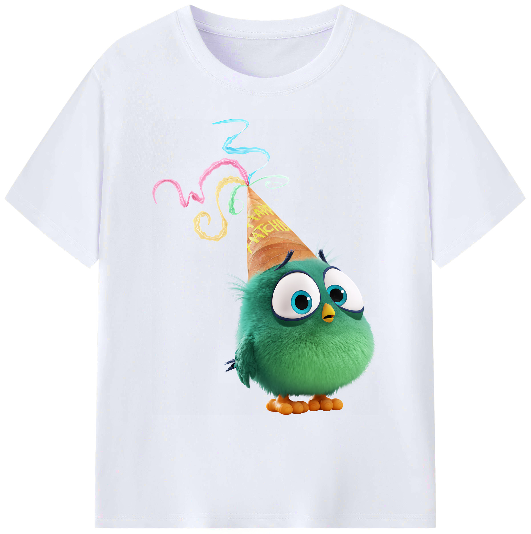 （画像用） Angry Birds アングリーバード 綿100％ メンズ半袖Tシャツ｜肌触りやわらか＆通気性