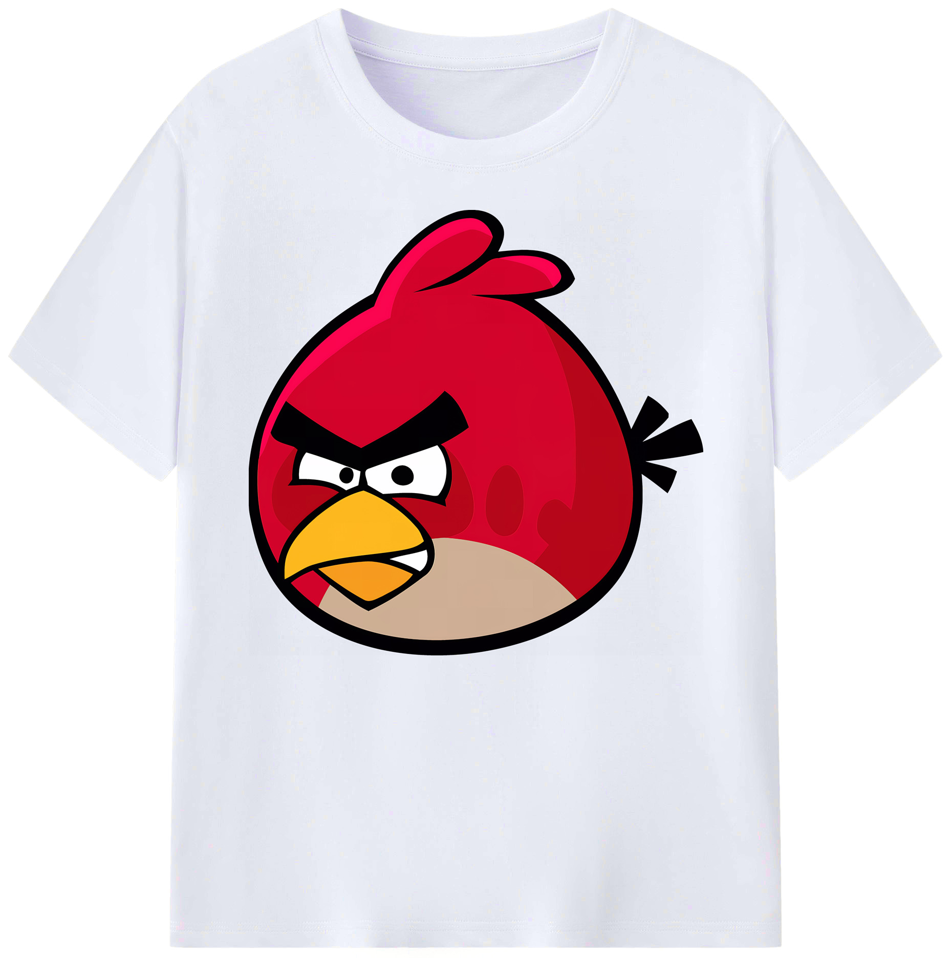 （画像用） Angry Birds アングリーバード 綿100％ メンズ半袖Tシャツ｜肌触りやわらか＆通気性
