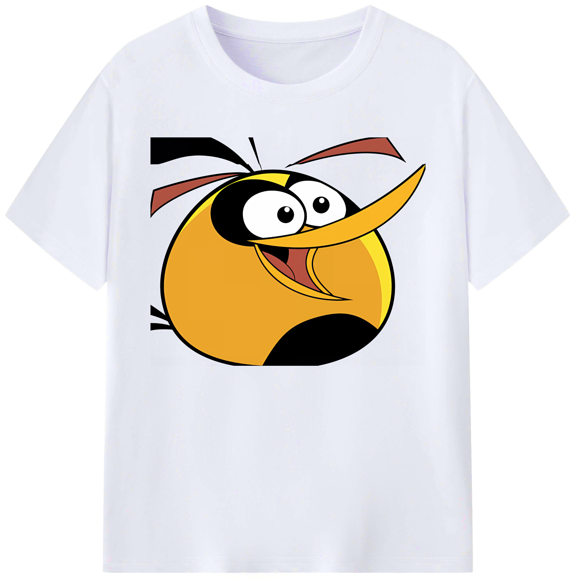 （画像用） Angry Birds アングリーバード 綿100％ メンズ半袖Tシャツ｜肌触りやわらか＆通気性