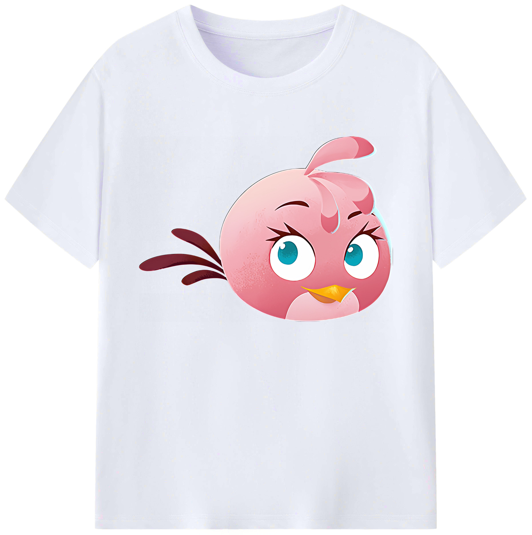 （画像用） Angry Birds アングリーバード 綿100％ メンズ半袖Tシャツ｜肌触りやわらか＆通気性