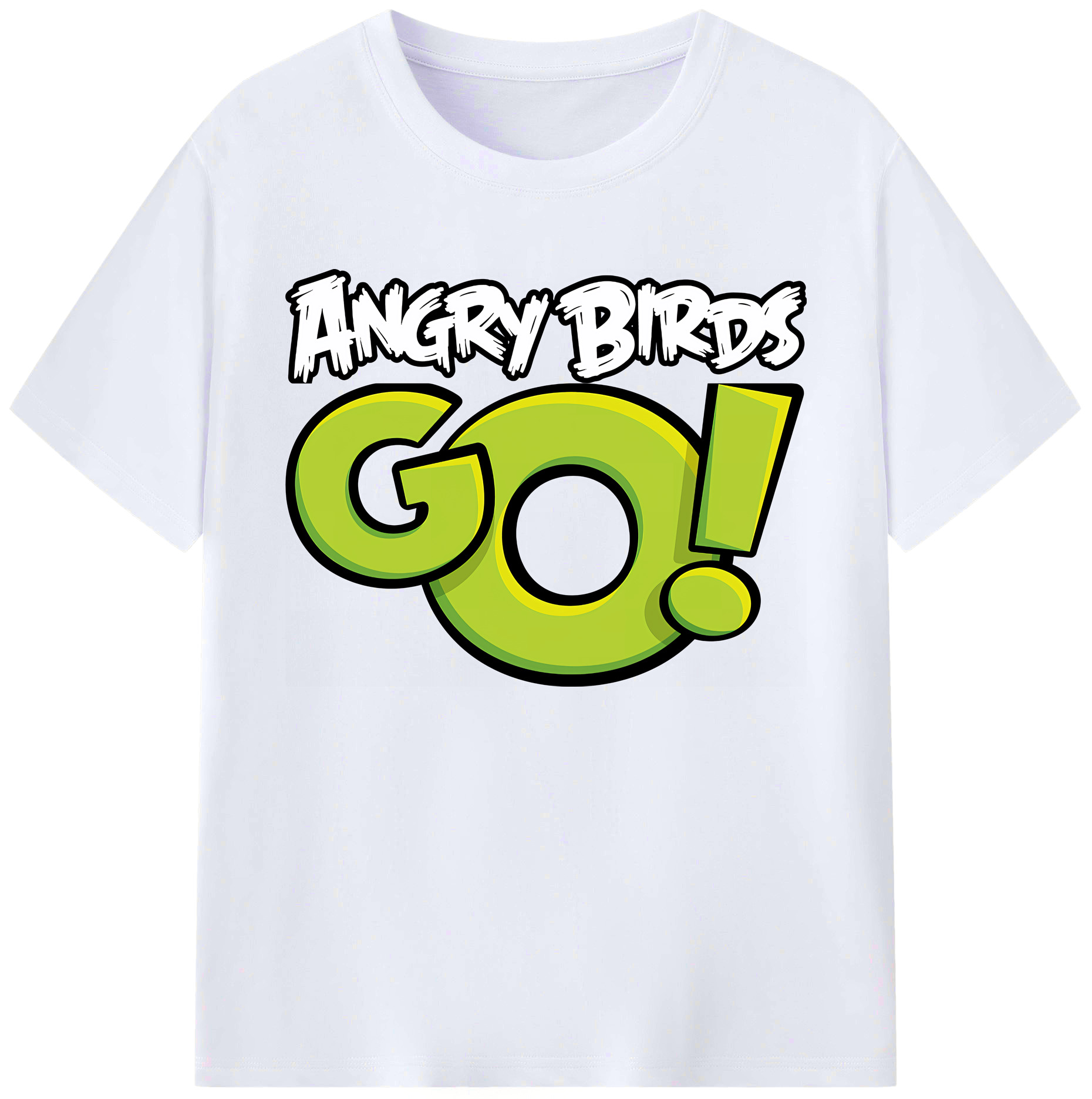 （画像用） Angry Birds アングリーバード 綿100％ メンズ半袖Tシャツ｜肌触りやわらか＆通気性