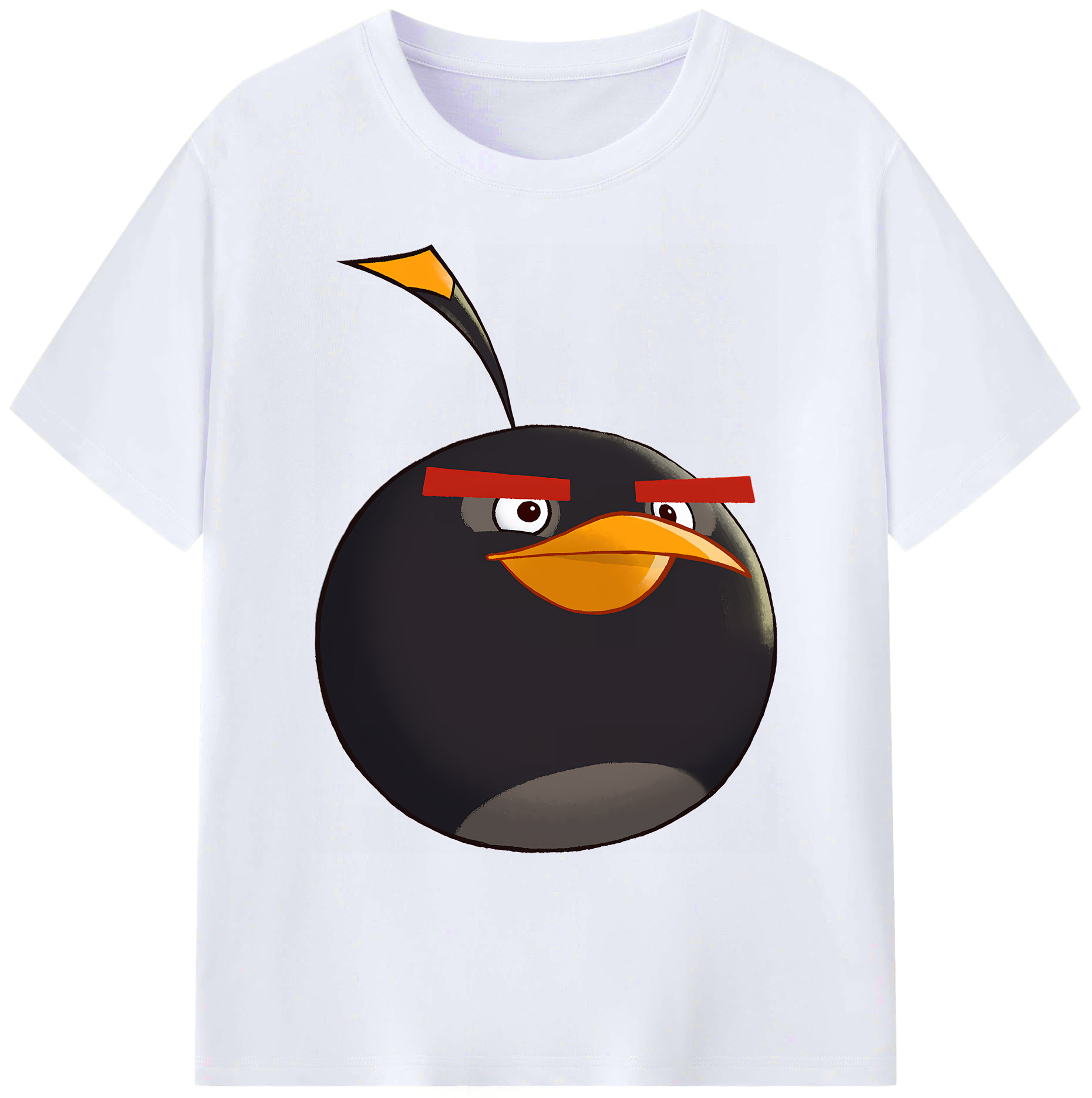 （画像用） Angry Birds アングリーバード 綿100％ メンズ半袖Tシャツ｜肌触りやわらか＆通気性