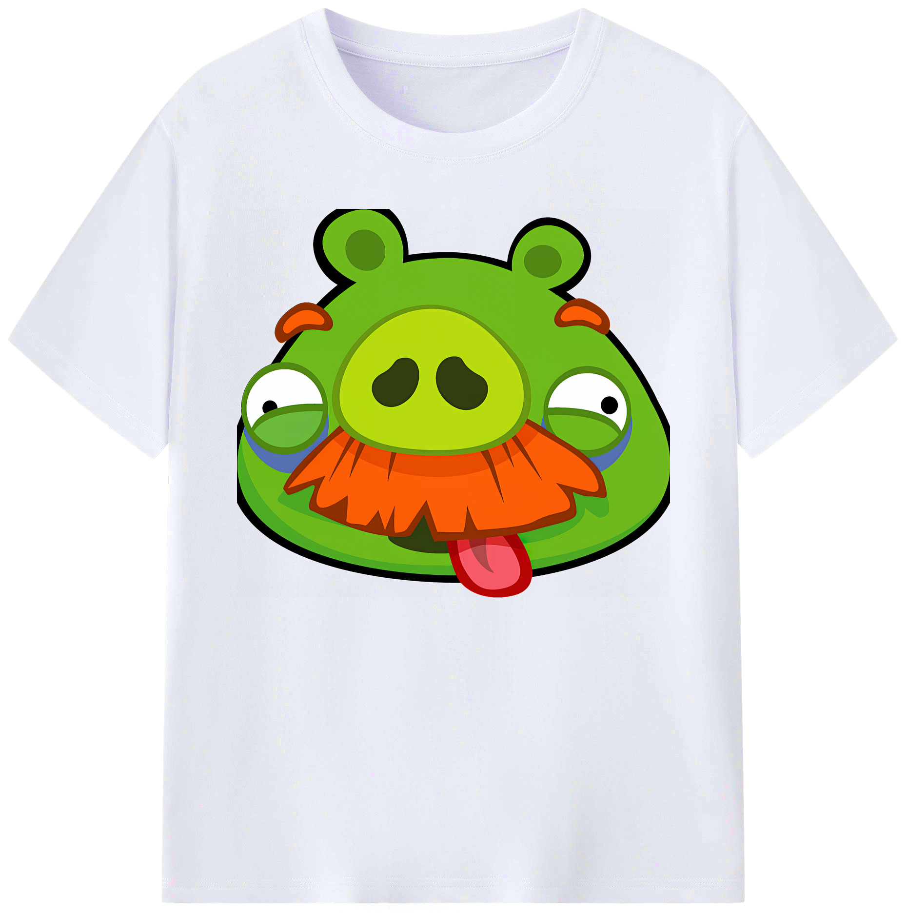 （画像用） Angry Birds アングリーバード 綿100％ メンズ半袖Tシャツ｜肌触りやわらか＆通気性