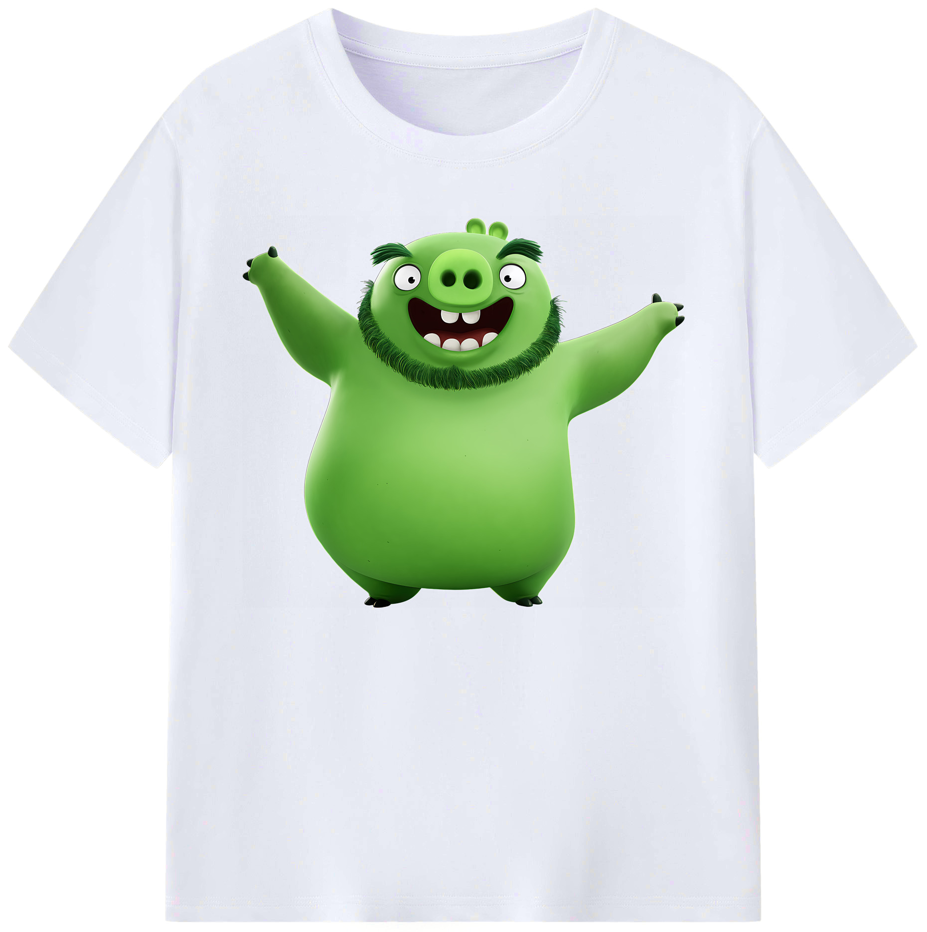 （画像用） Angry Birds アングリーバード 綿100％ メンズ半袖Tシャツ｜肌触りやわらか＆通気性