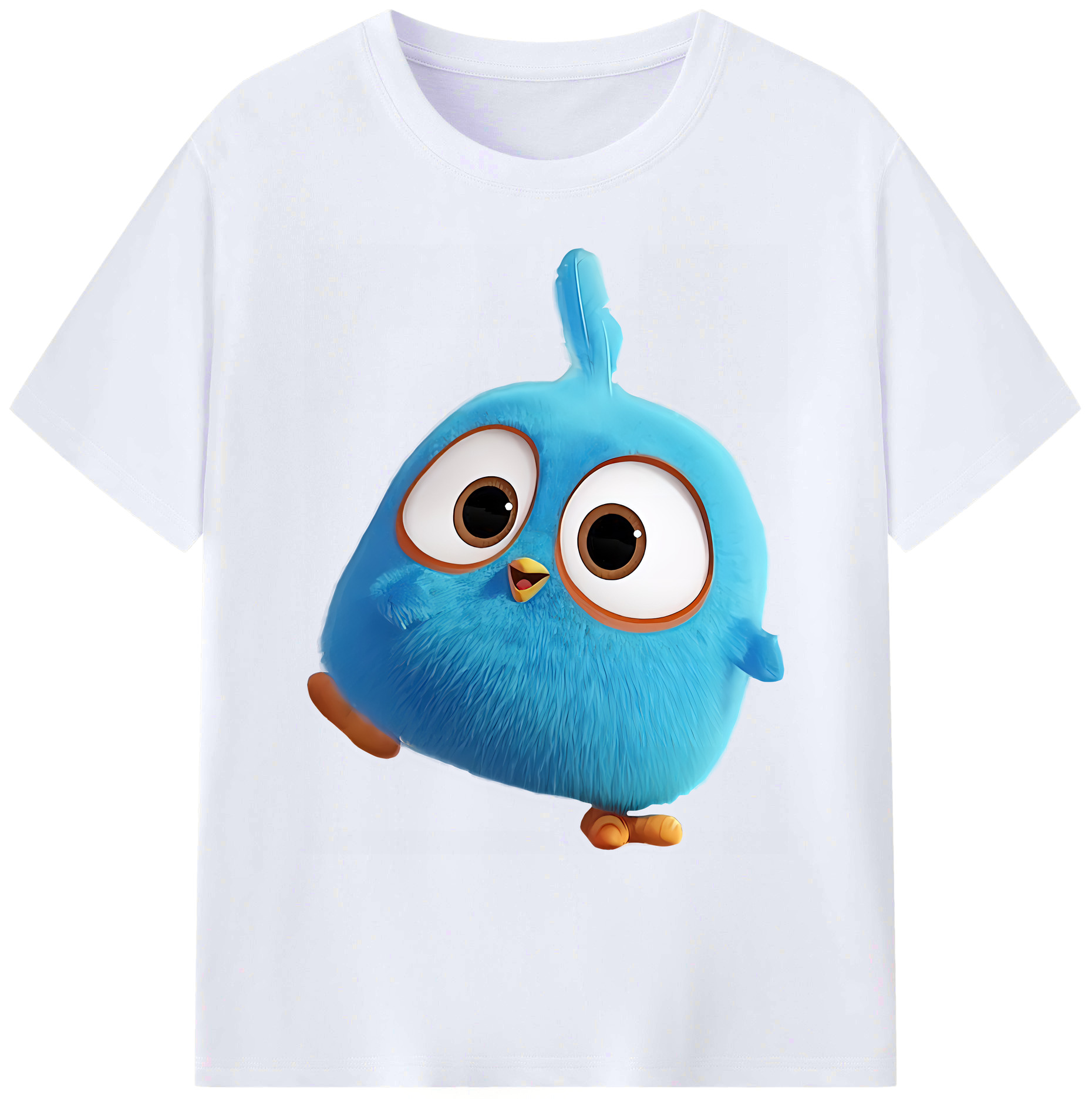 （画像用） Angry Birds アングリーバード 綿100％ メンズ半袖Tシャツ｜肌触りやわらか＆通気性