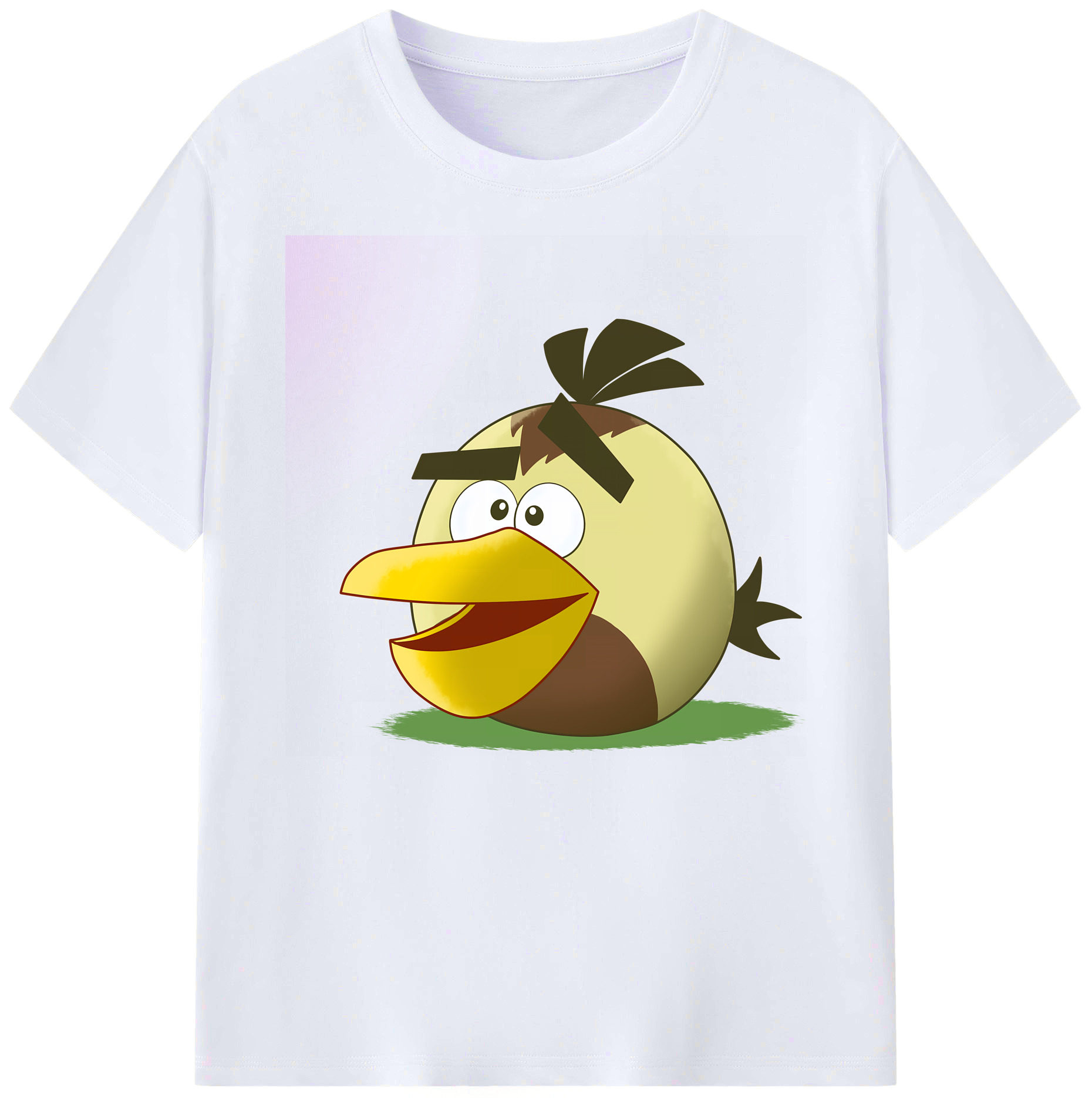 （画像用） Angry Birds アングリーバード 綿100％ メンズ半袖Tシャツ｜肌触りやわらか＆通気性